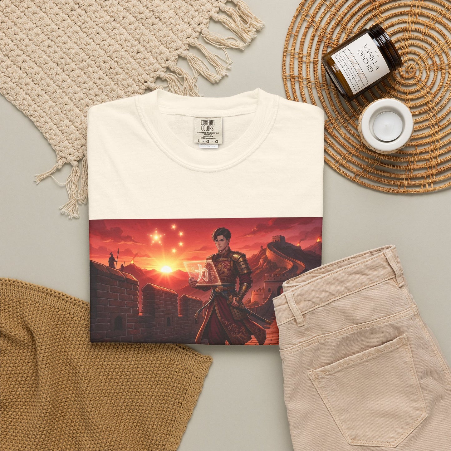 Scout Regiment Sunset T-Shirt — Anime Military Wall Scene