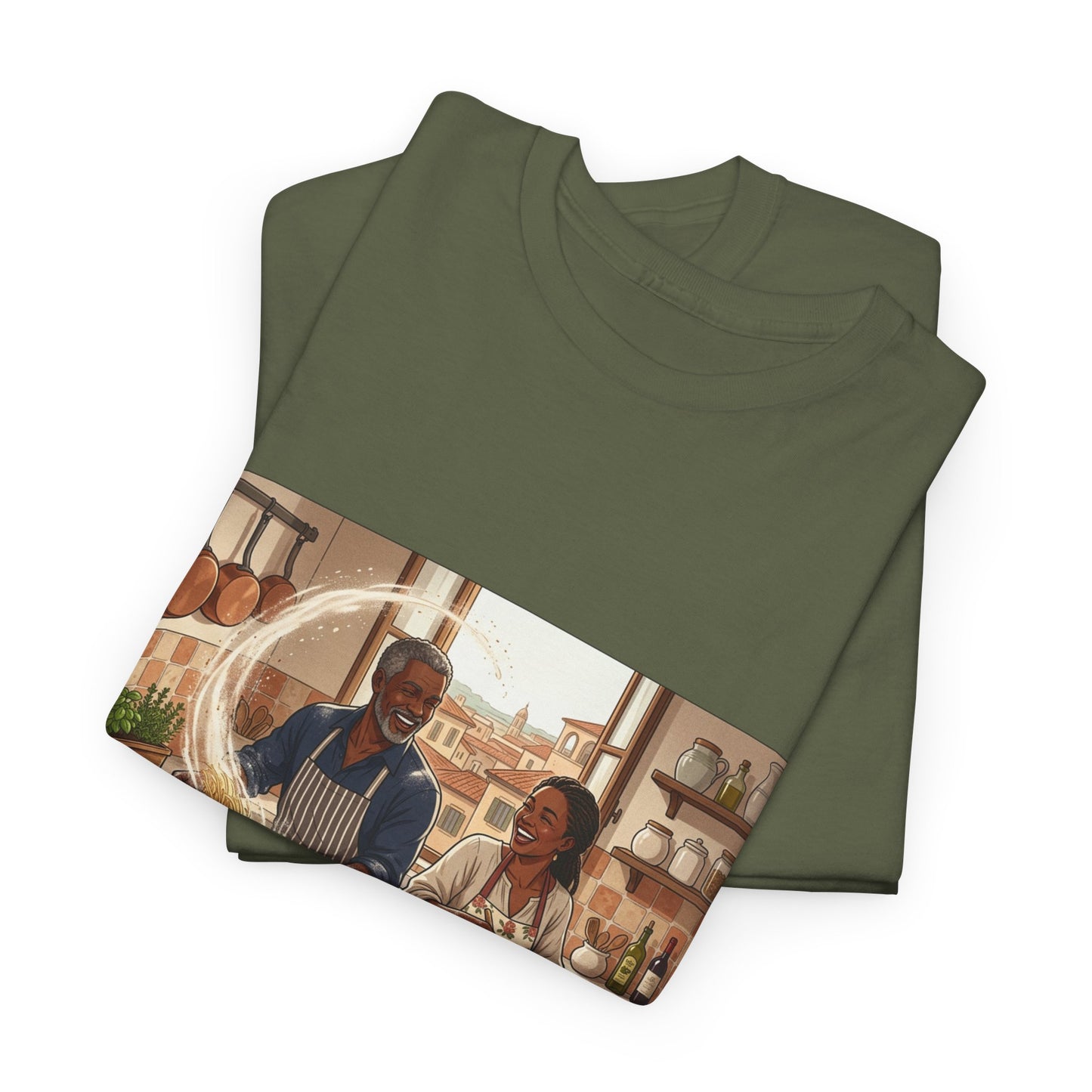 T-Shirt — 'Cooking Disaster — Rome' Illustrated Cooking Tee