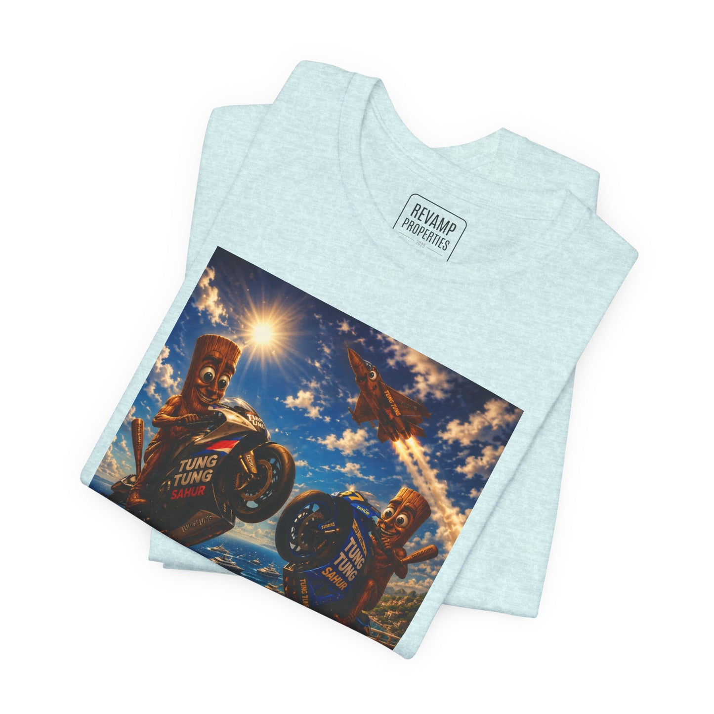 Motorcycle Stunt Tee — Sahara Riders Graphic T-Shirt