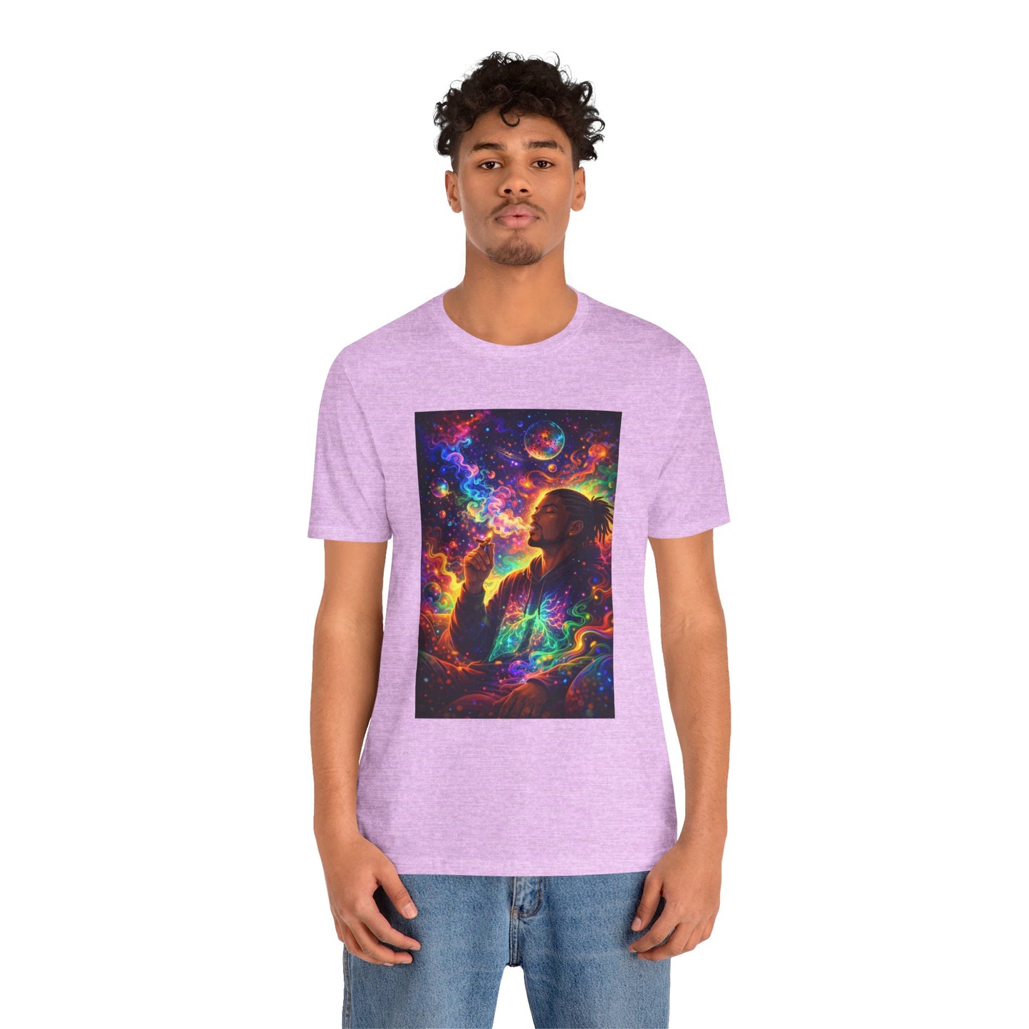 Psychedelic Session T-Shirt — Cosmic Portrait Graphic Tee