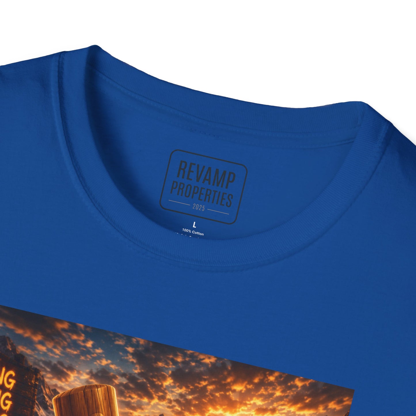 Tung Tung Tung Sahur 2 Wheels On Steel & Fire T-Shirt — "Time To Turn The Tide" Tee