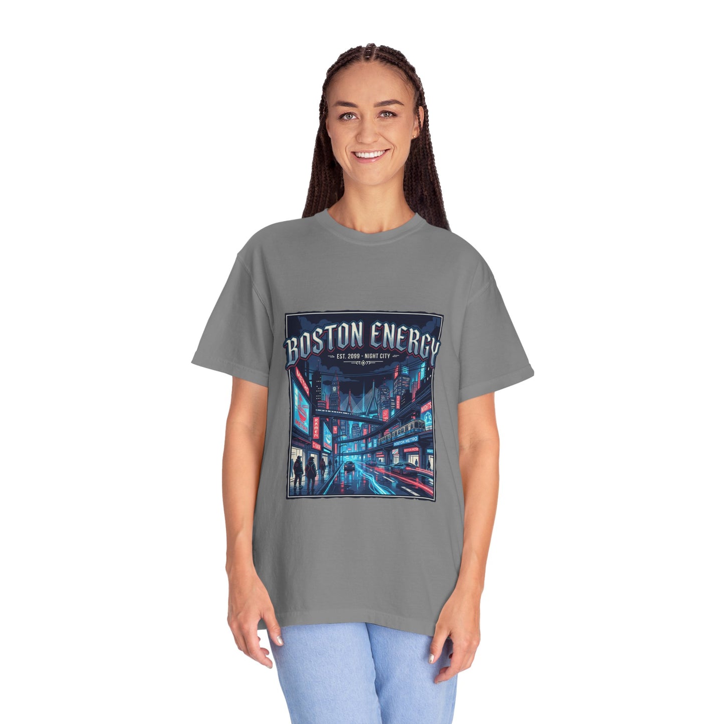 Boston Energy Graphic T-Shirt — Neon City Streetwear