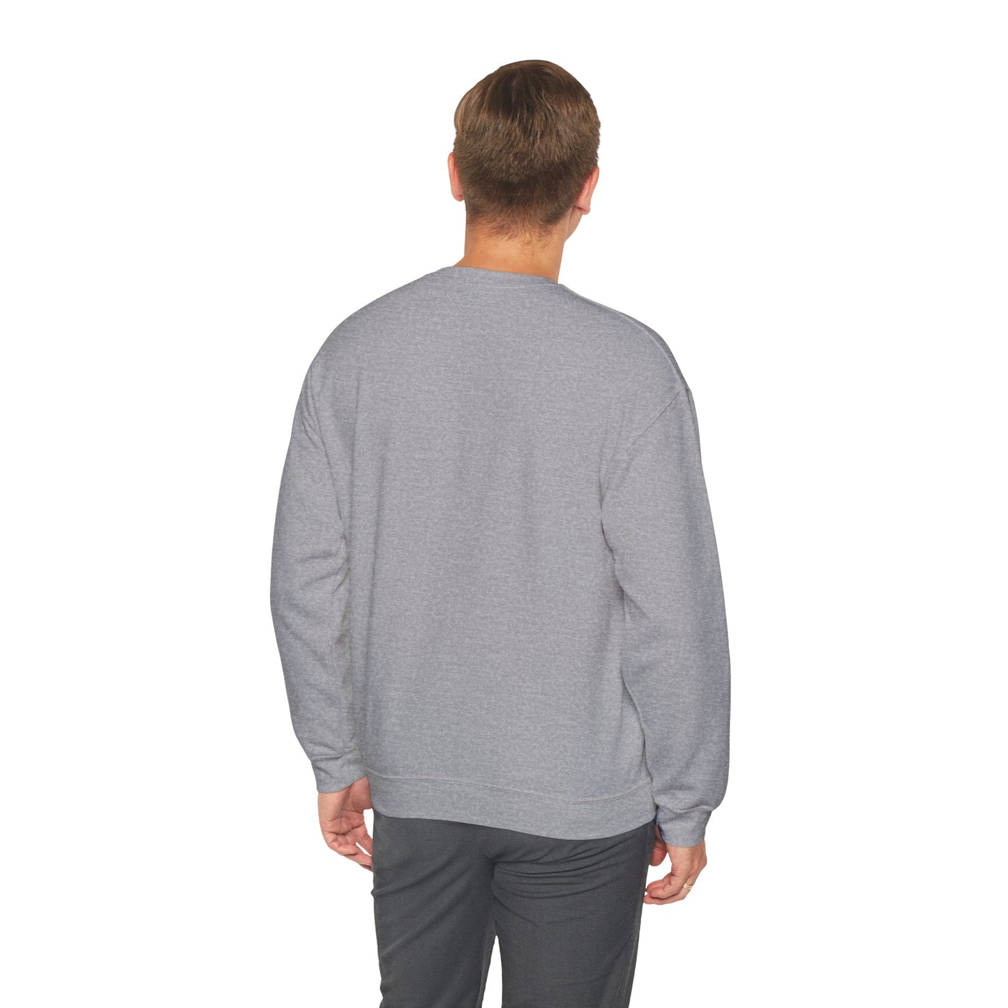 Crewneck Sweatshirt — Franconia Notch Winter Couple Scenic Graphic