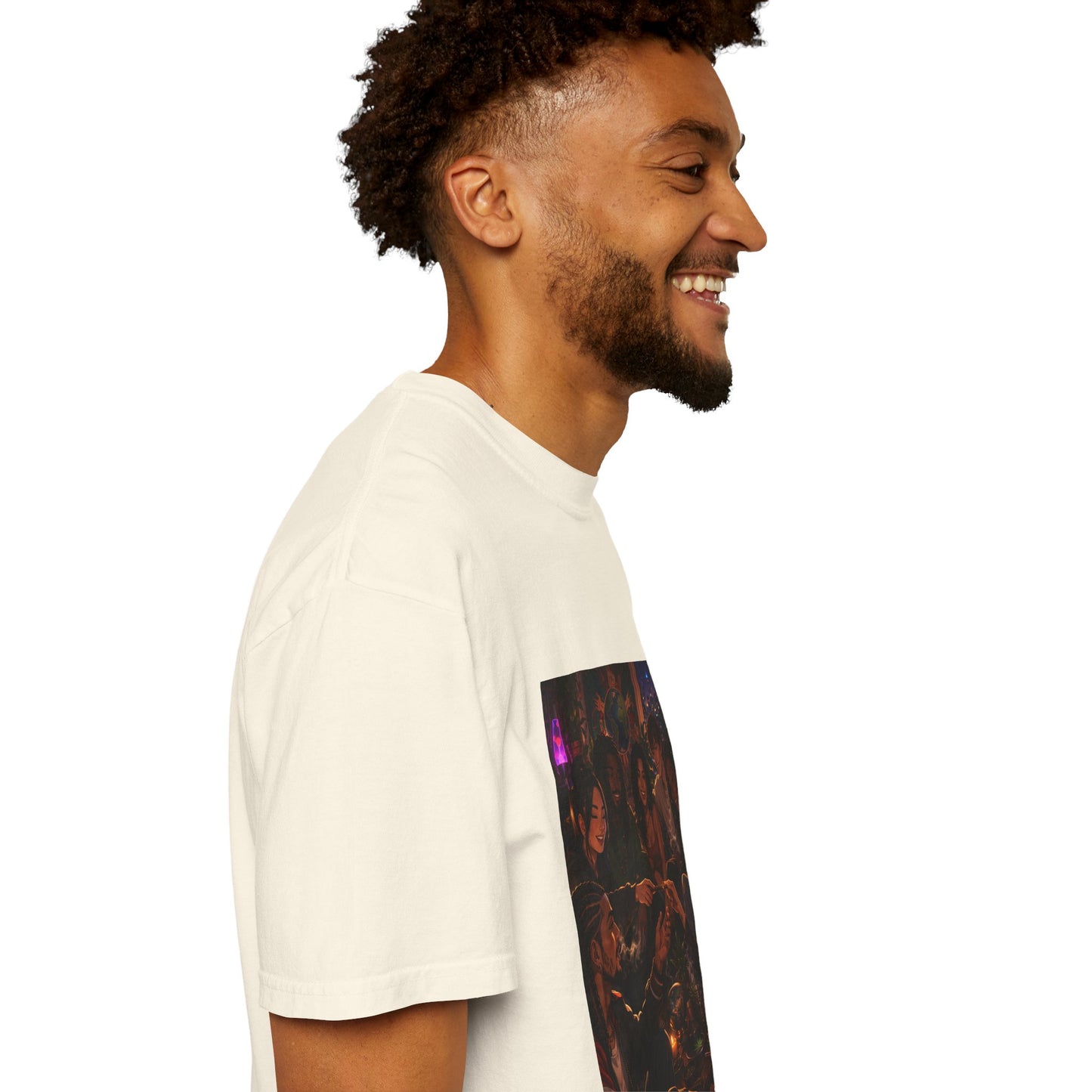 OUR MEMORIES - Vintage Night Party Scene T-Shirt