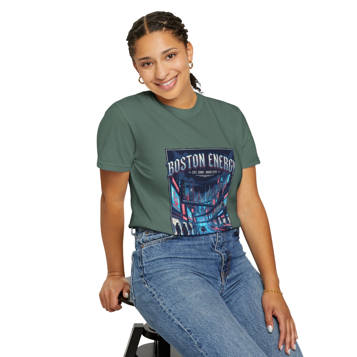 Boston Energy Graphic T-Shirt — Neon City Streetwear