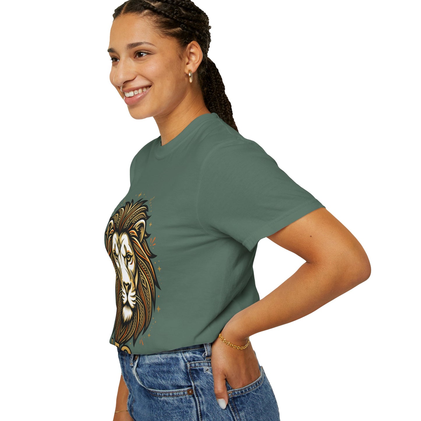 Leo Zodiac Lion T-Shirt — Bold Astrology Graphic Tee