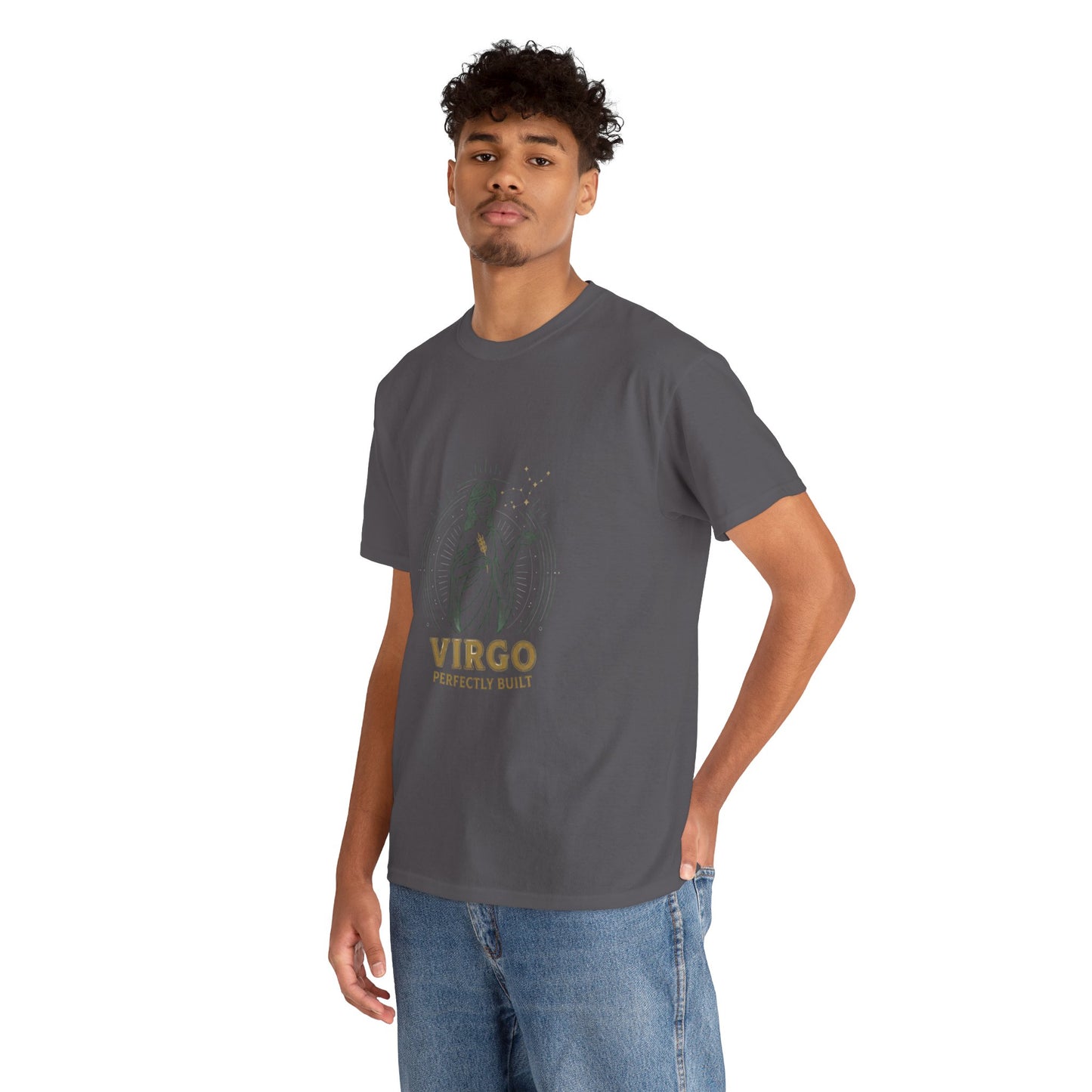 Virgo 'Perfectly Built' Zodiac T-Shirt — Astrology Graphic Tee