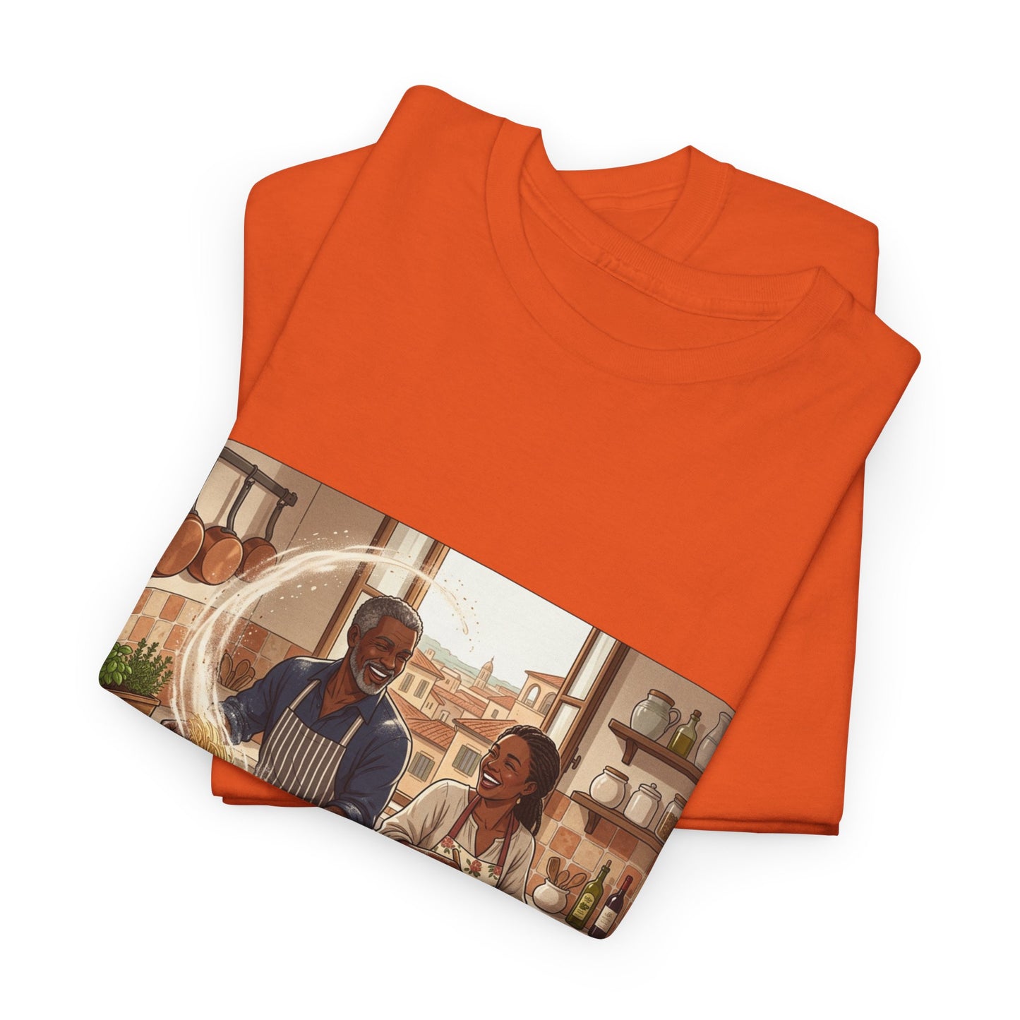 T-Shirt — 'Cooking Disaster — Rome' Illustrated Cooking Tee