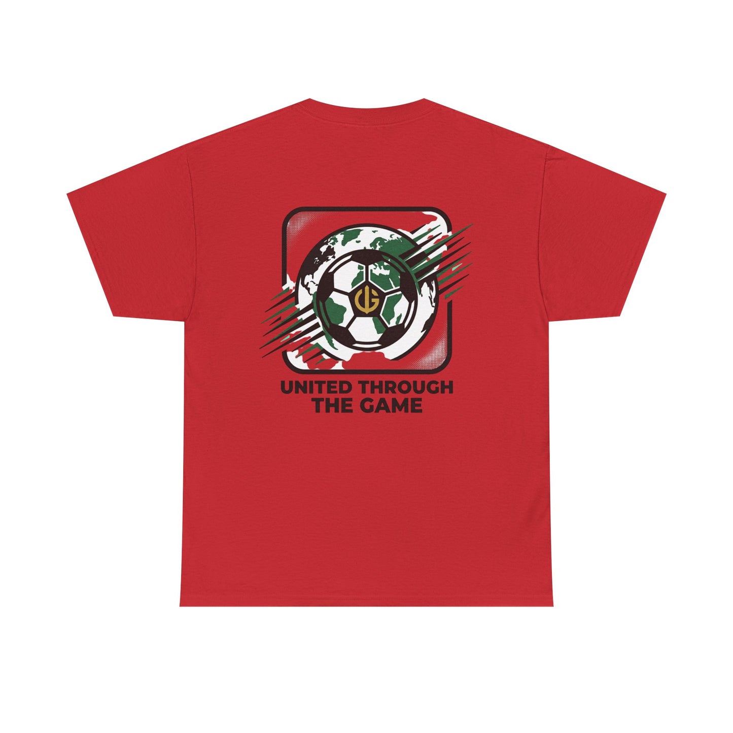 Soccer T-Shirt — "United Through the Game" Graphic Tee
