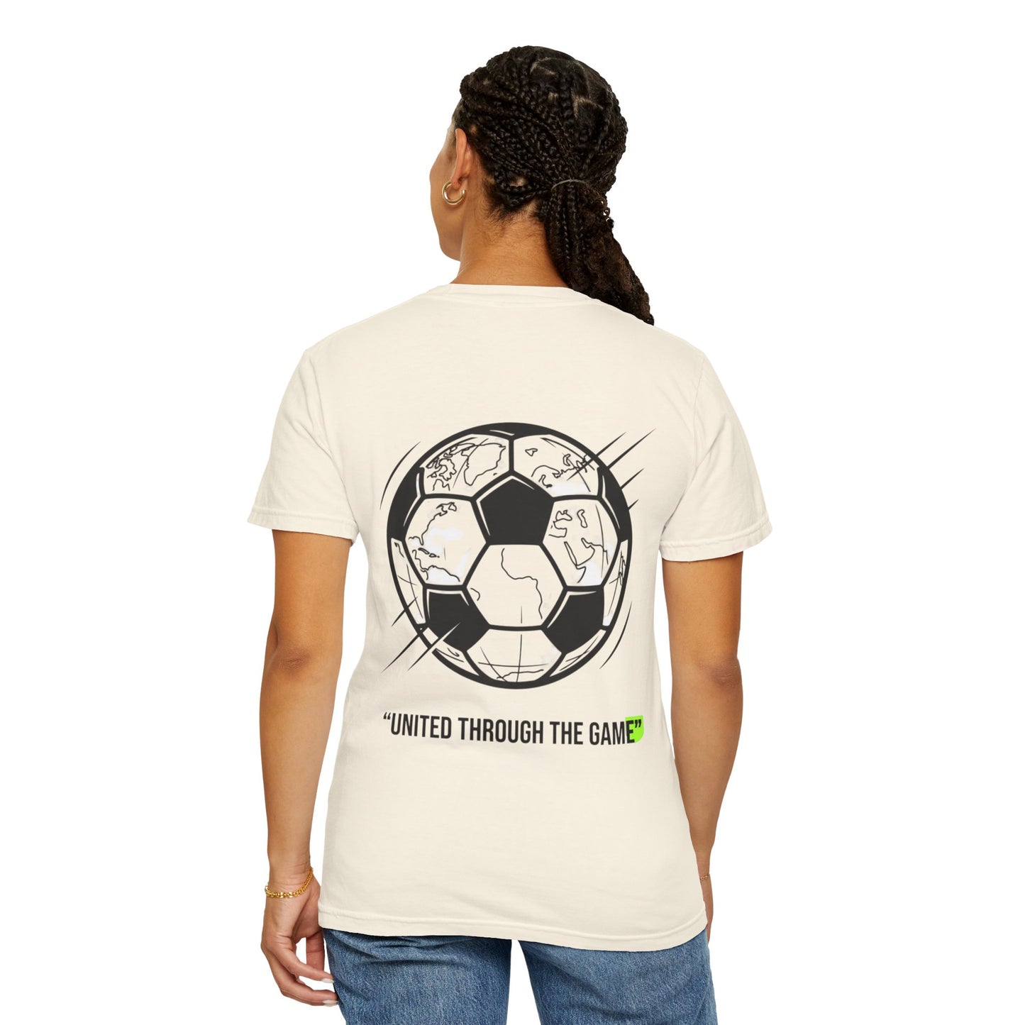 Soccer Unity T-Shirt — "United Through the Game" Graphic Tee
