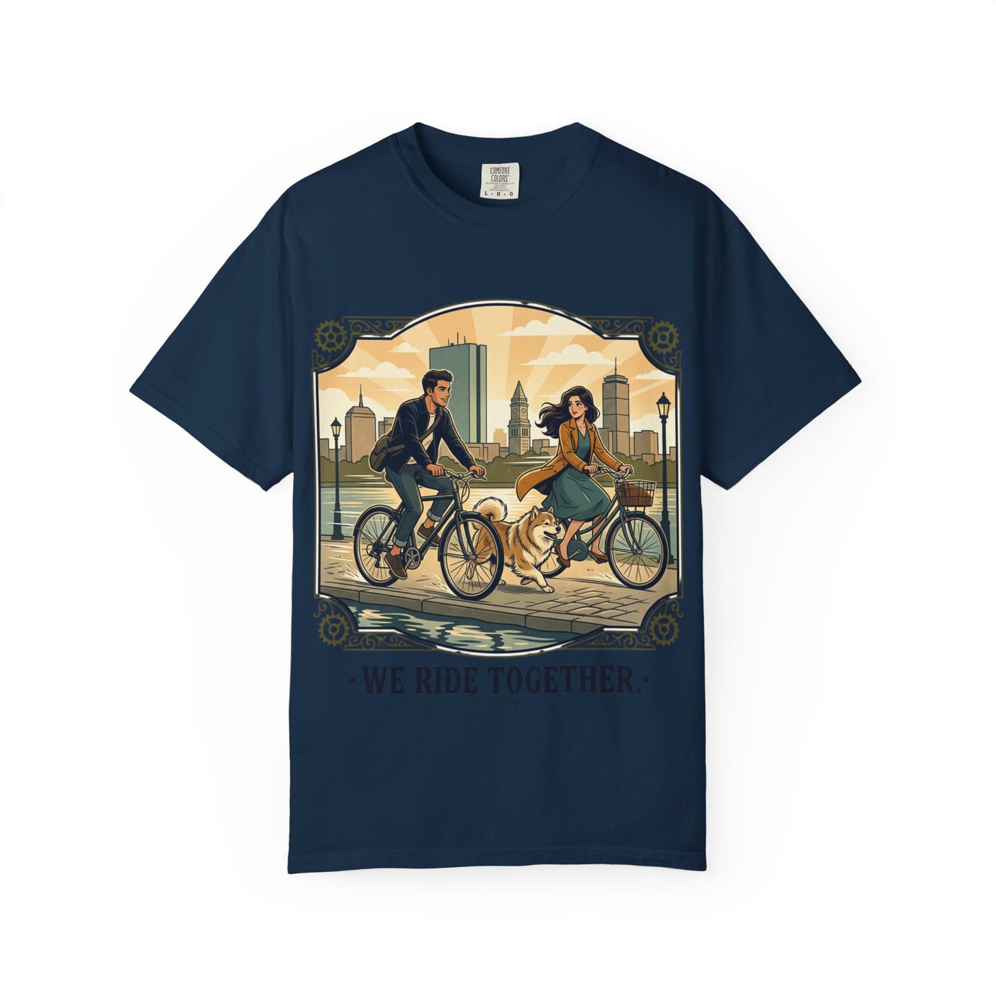 We Ride Together Bicycle Couple T-Shirt