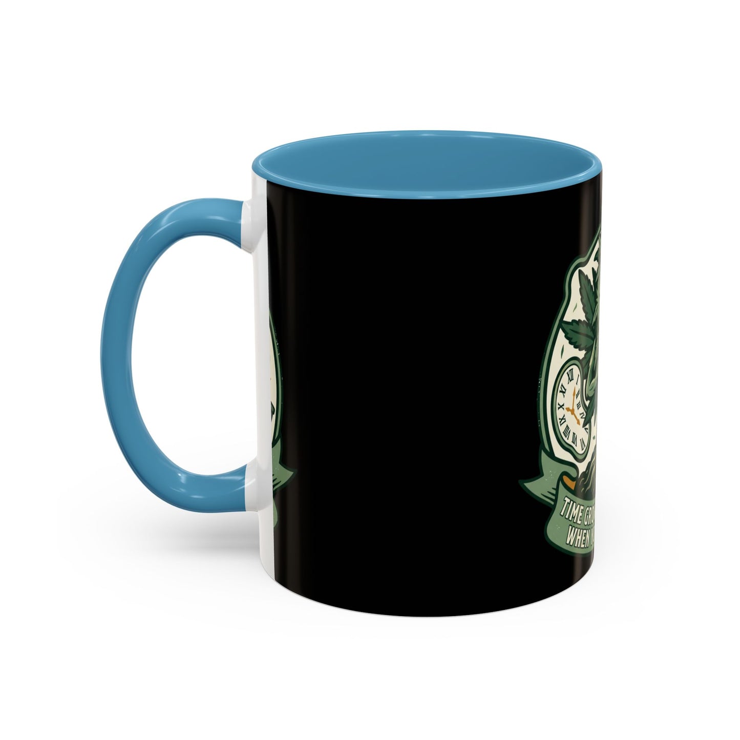 Rooted Wisdom Coffee Mug — "Time Grows Differently When You Are Rooted"