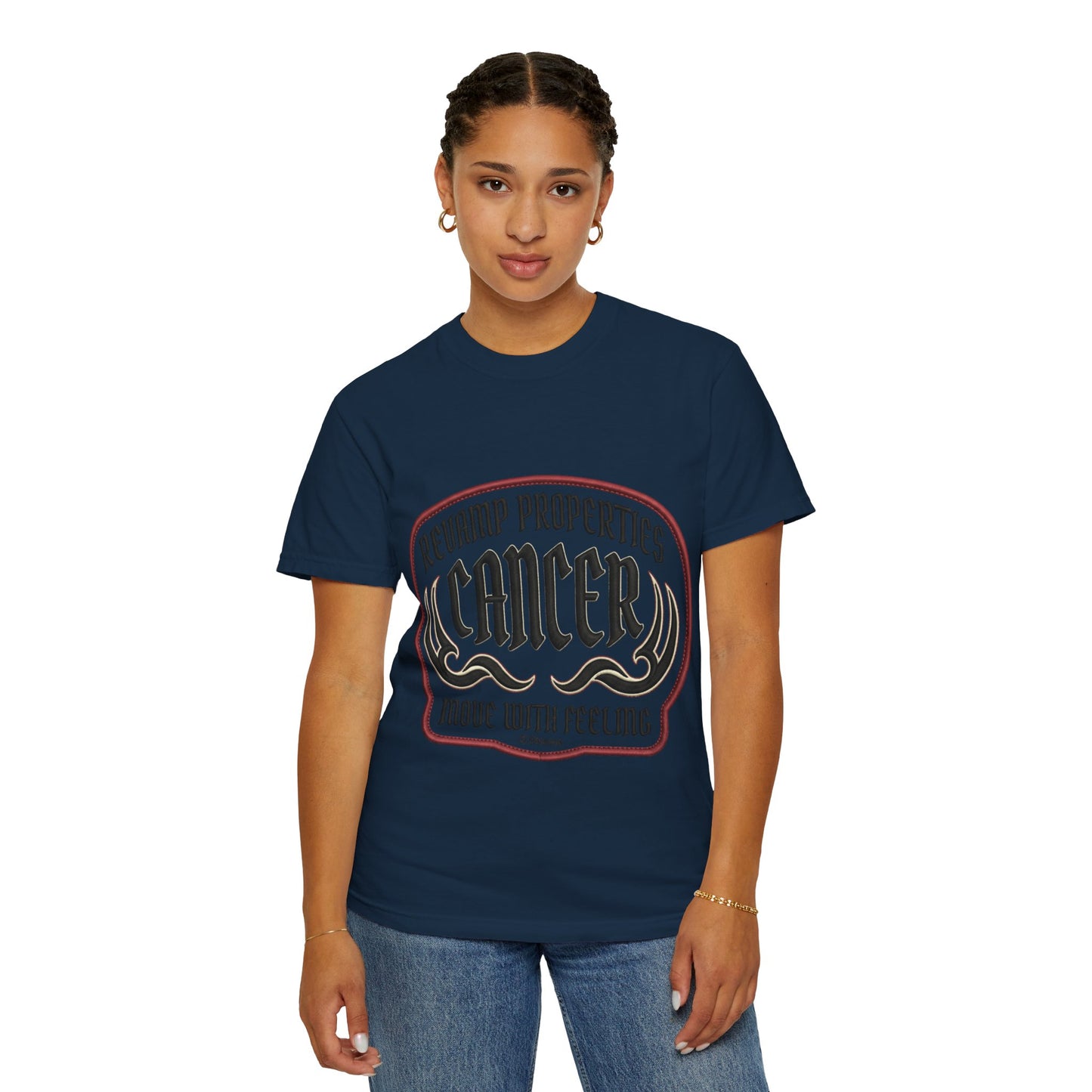 Cancer Zodiac T-Shirt — 'Move With Feeling' Astrology Tee