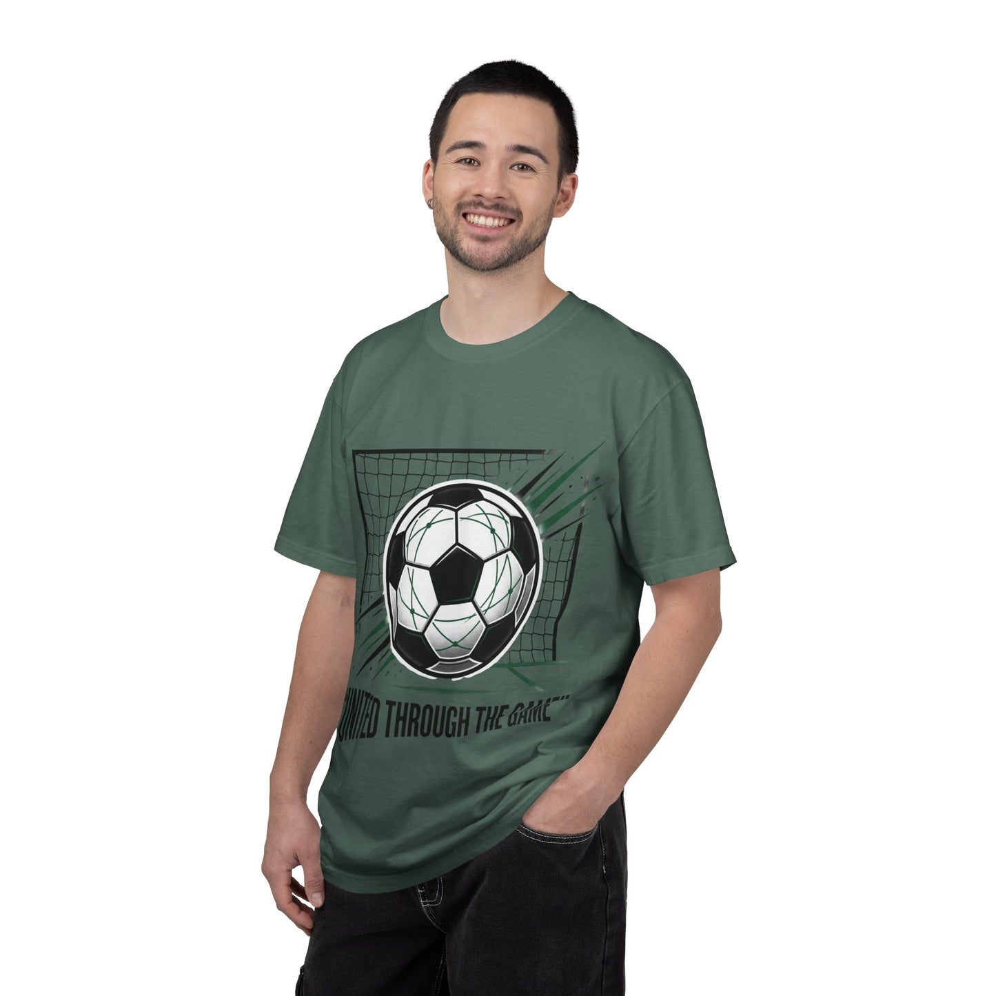 Soccer Graphic T-Shirt — "United Through The Game"