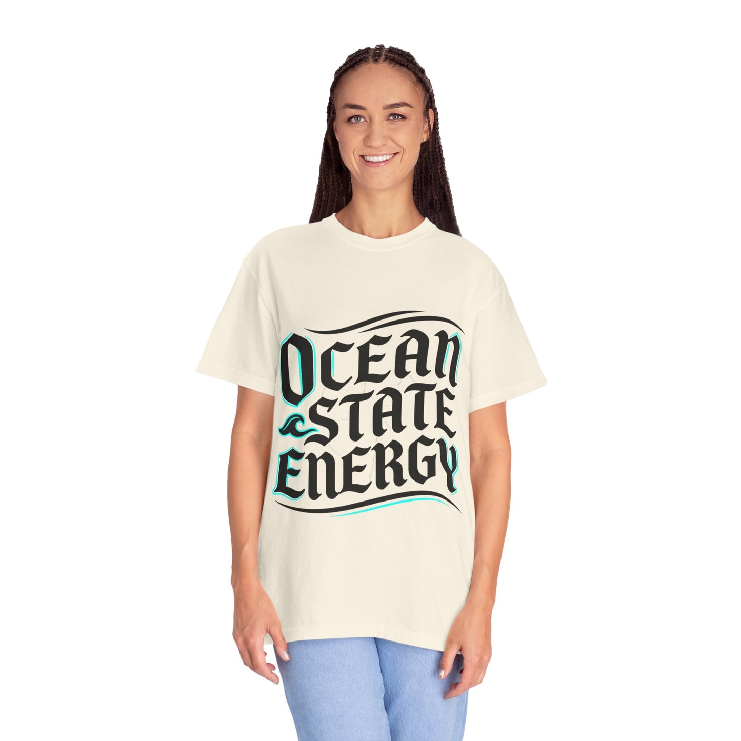 Ocean State Energy T-Shirt — Nautical Script Graphic Tee