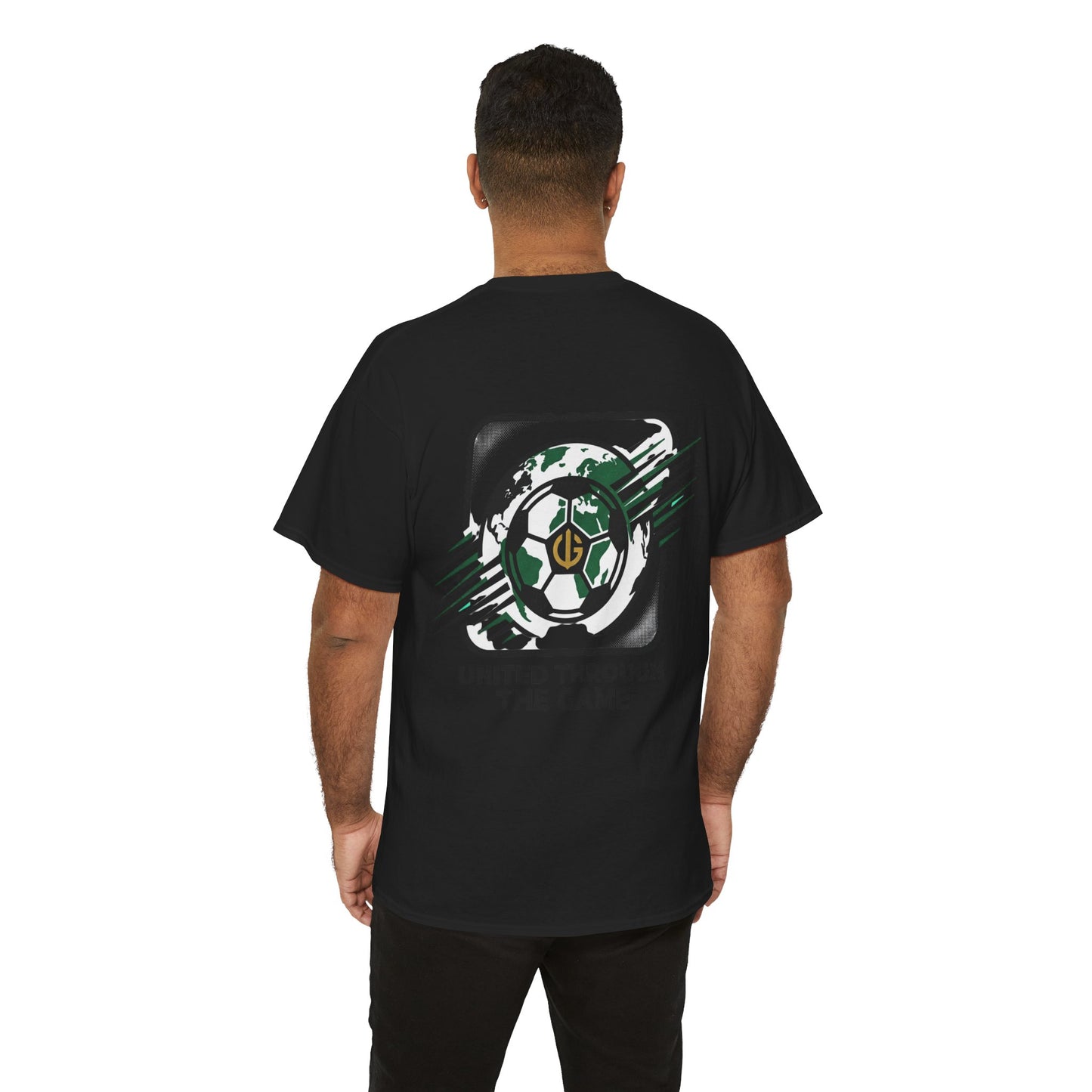 Soccer T-Shirt — "United Through the Game" Graphic Tee