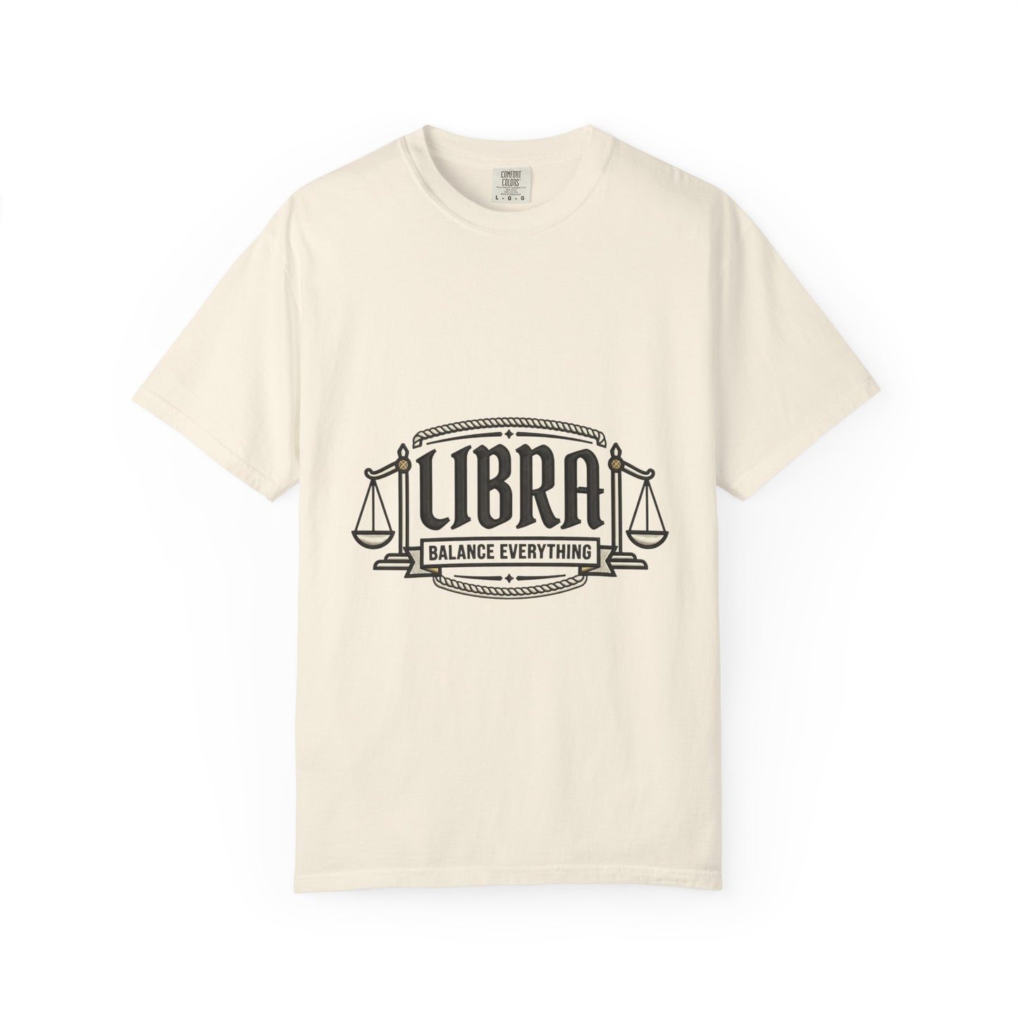 Libra Zodiac T-Shirt — "Balance Everything" Scales Design