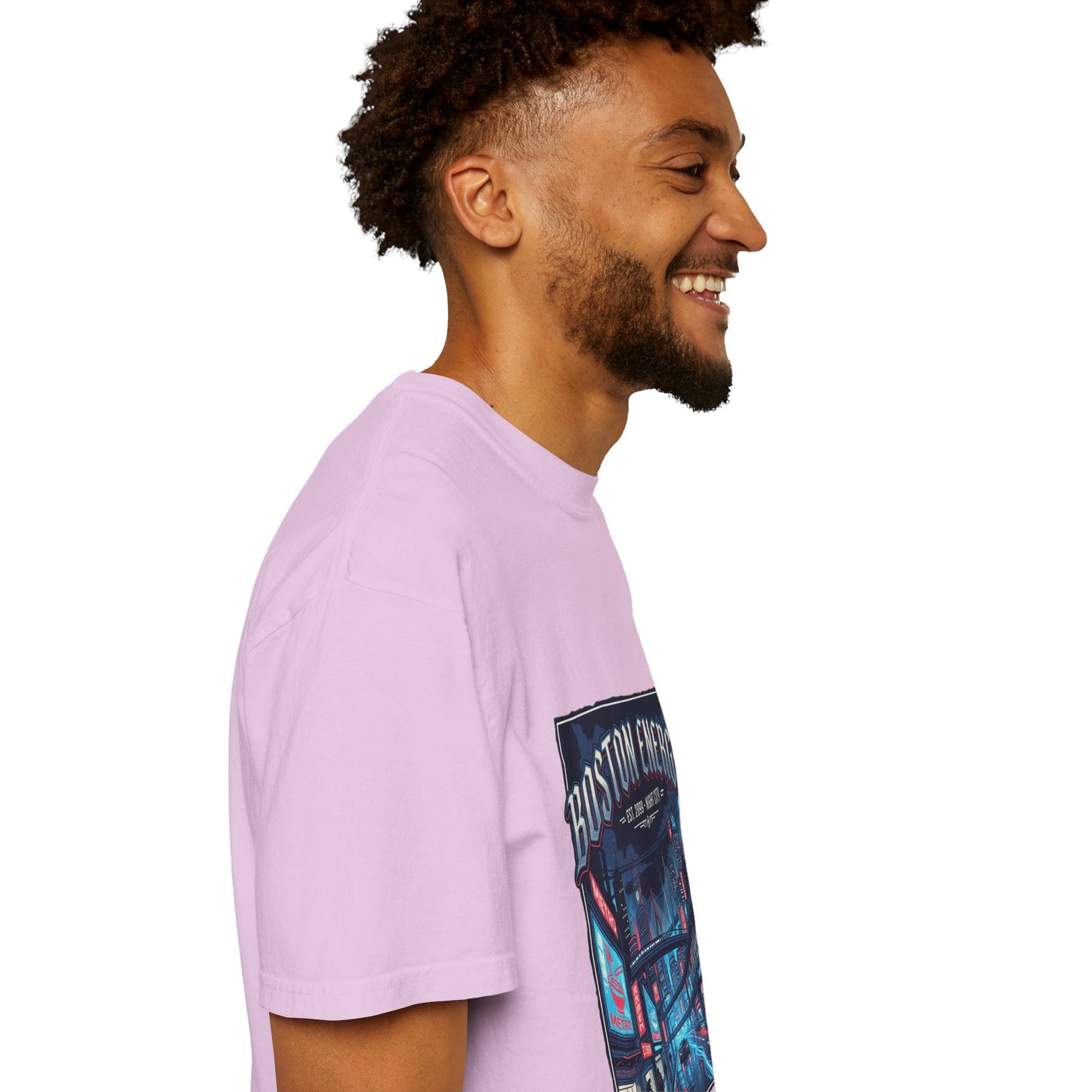 Boston Energy Graphic T-Shirt — Neon City Streetwear