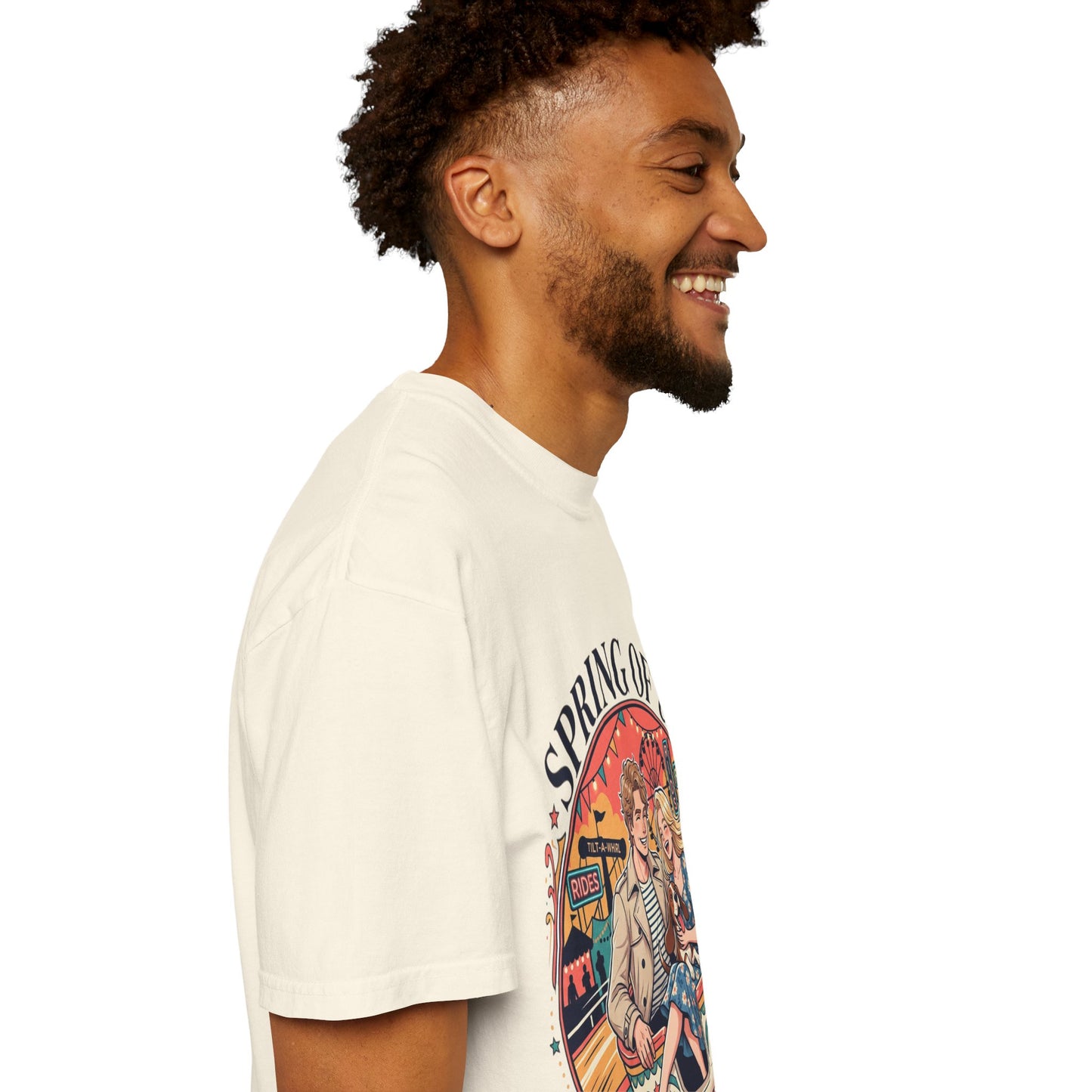 Spring of Us T-Shirt — Retro Carnival Couple Tee (Spring Festival Concert)
