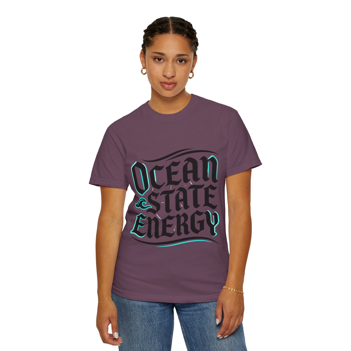 Ocean State Energy T-Shirt — Nautical Script Graphic Tee