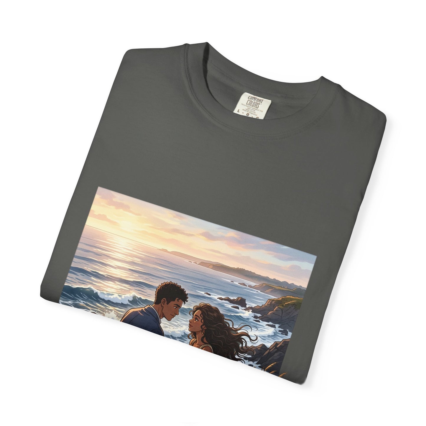 Romantic Sunset Beach Couple T-Shirt