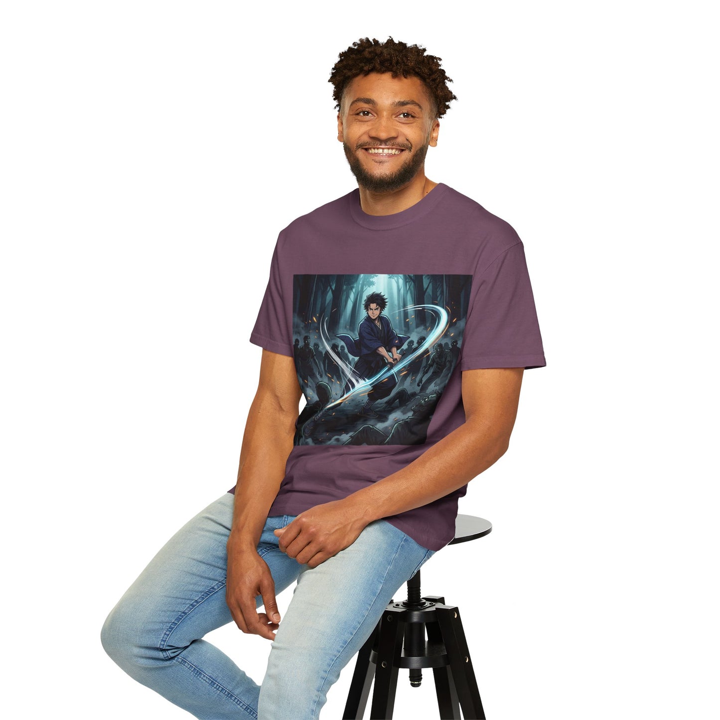 Mage Battlemage T‑Shirt — Fantasy Wizard Magic Sword Illustration Tee