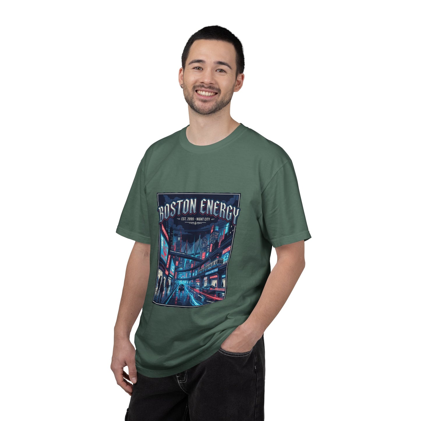 Boston Energy Graphic T-Shirt — Neon City Streetwear