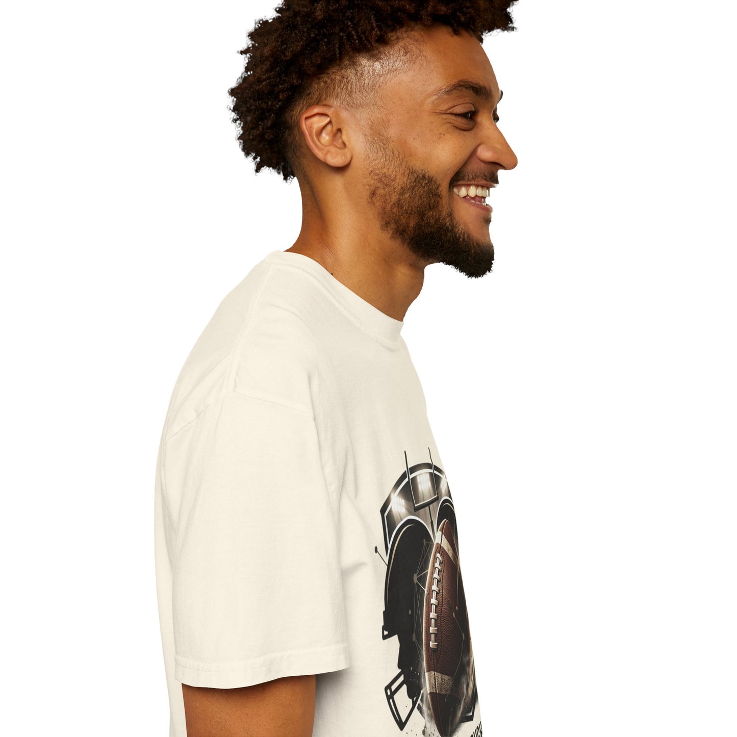 Football T-Shirt — "United Through the Game" Team Spirit Tee
