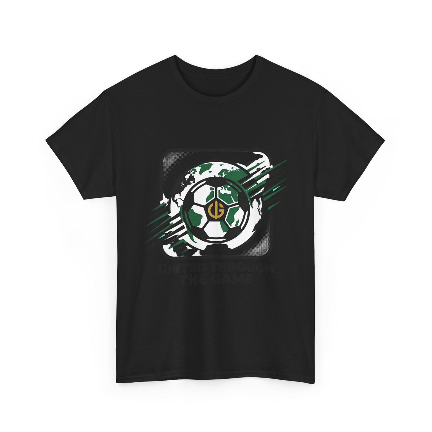 Soccer T-Shirt — "United Through the Game" Graphic Tee