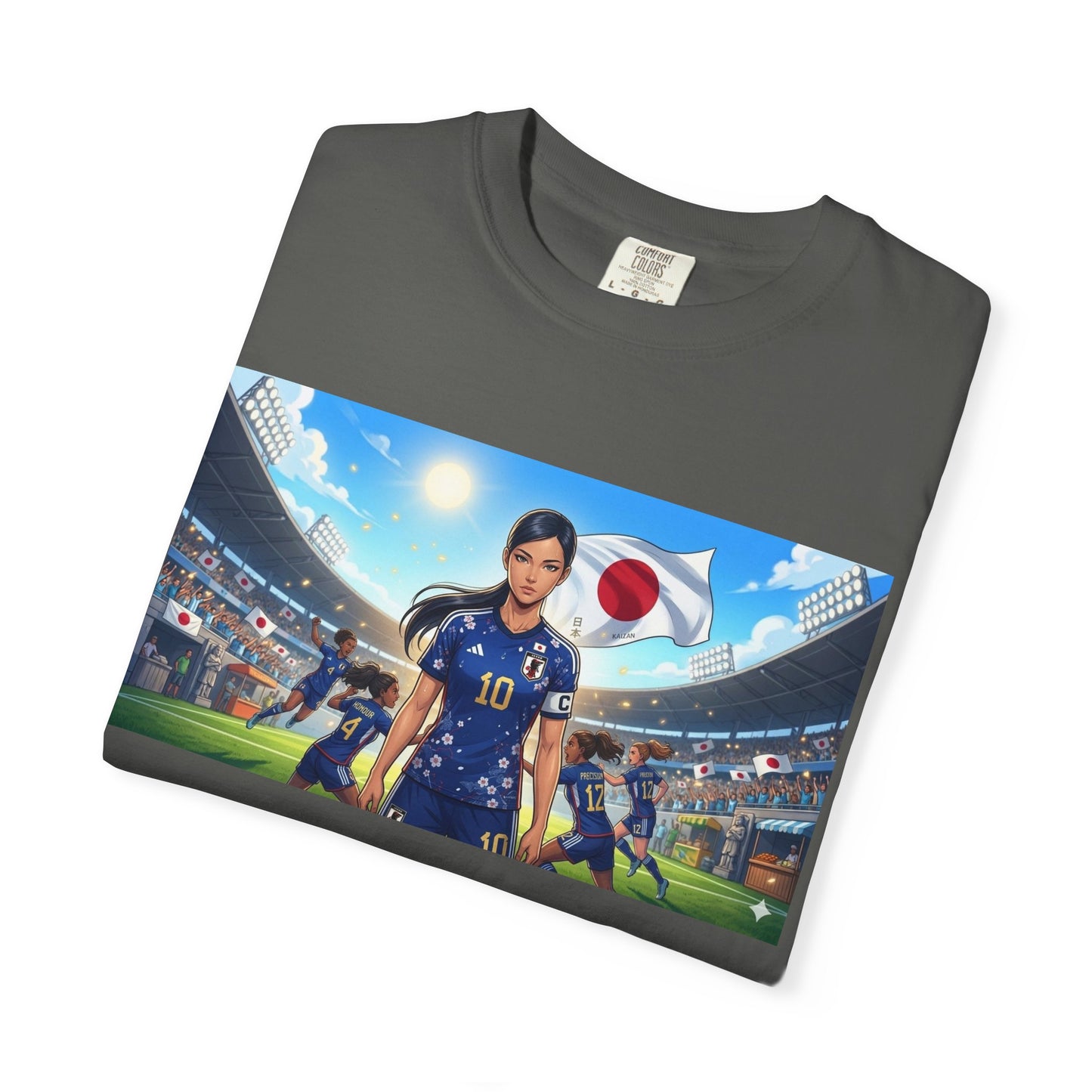 Soccer Player Japan T-Shirt — Japan Flag Soccer Fan Tee