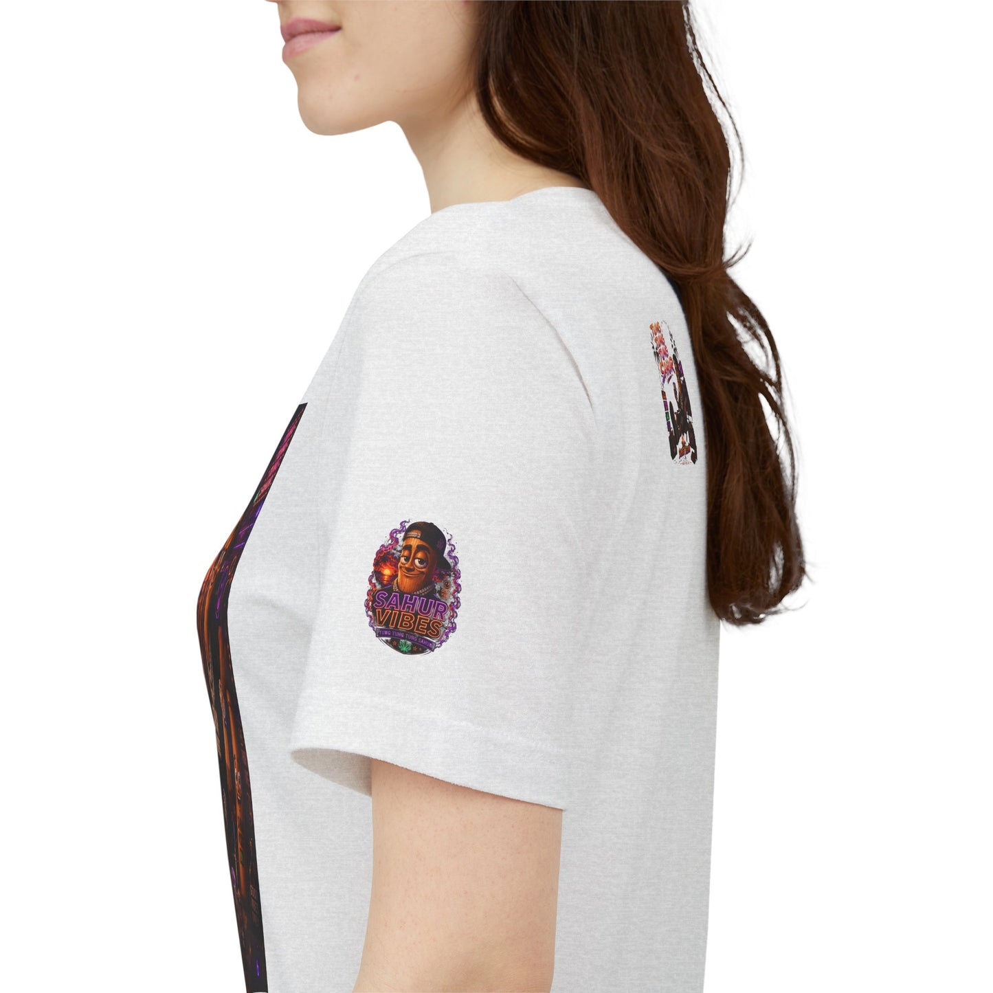 Tung Tung Tung Sahur Laid-Back Nightlife Graphic Tee — "Things Take Time" Urban Cartoon Design