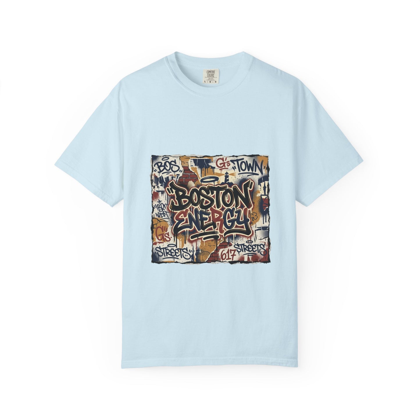 Boston Graffiti Tee — Urban Street Art T‑Shirt