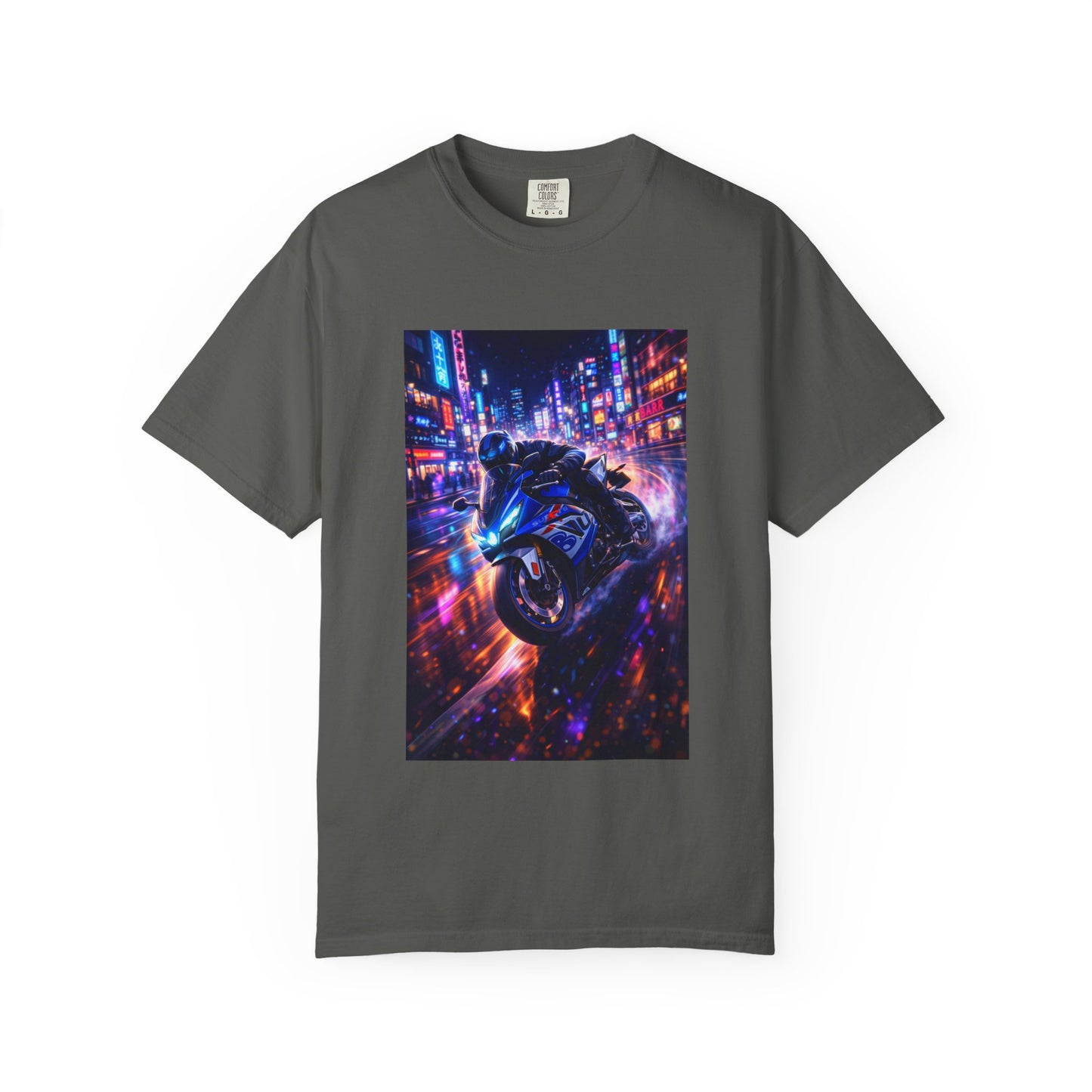 Suzuki GSX-R1000-NEON NIGHT RUN -  T-Shirt — Neon Night Rider Graphic Tee