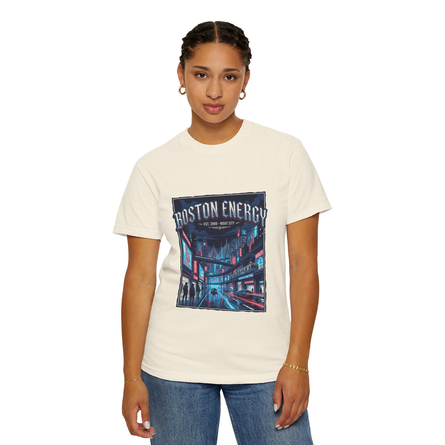 Boston Energy Graphic T-Shirt — Neon City Streetwear
