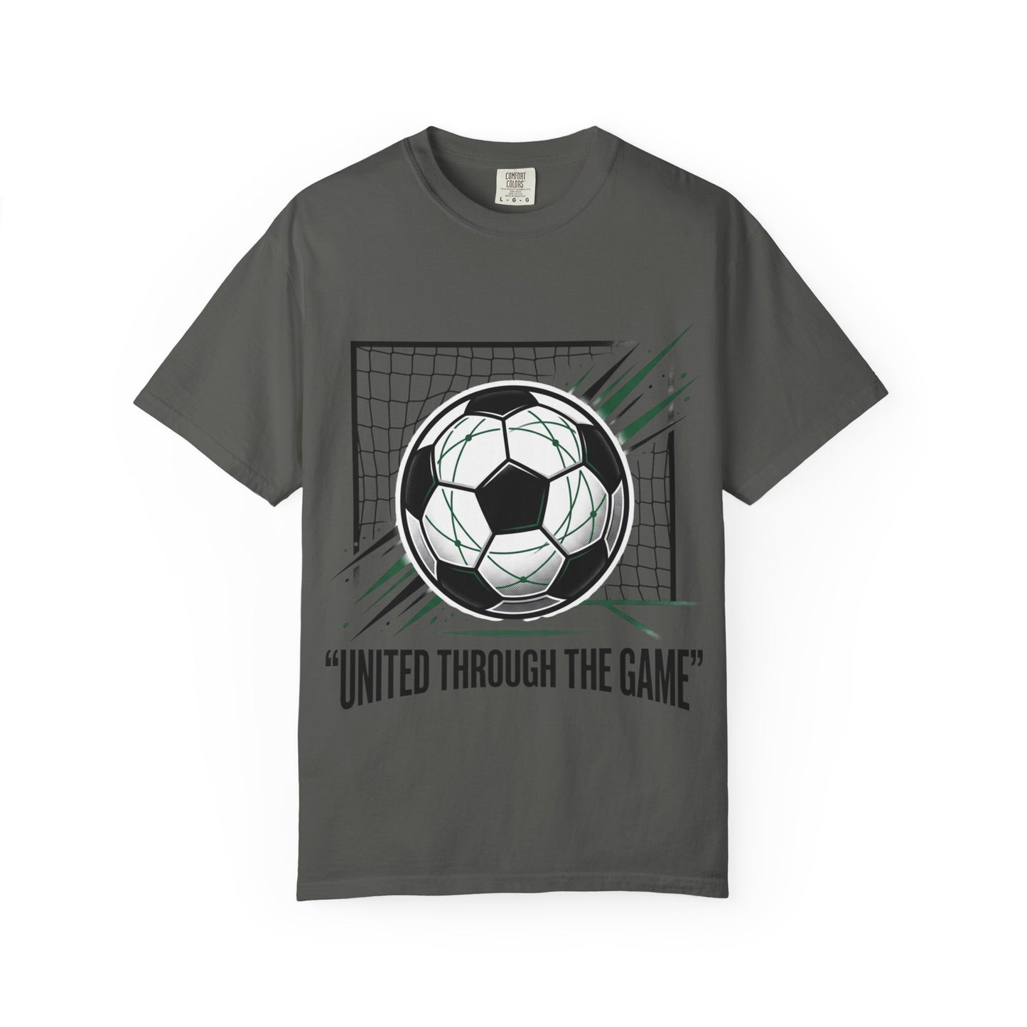 Soccer Graphic T-Shirt — "United Through The Game"