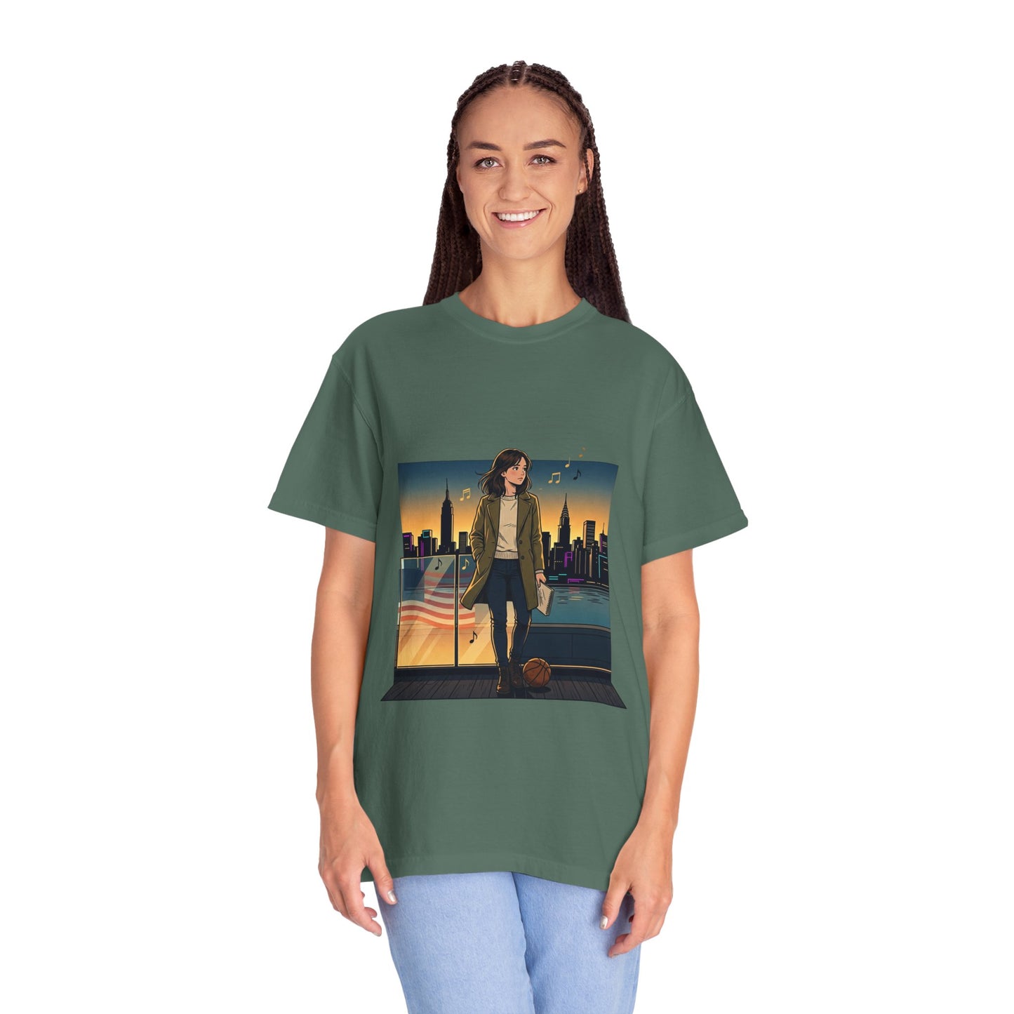 GLOBAL ENERGY: HER CITY, HER STORY— City Sunset Graphic T-Shirt