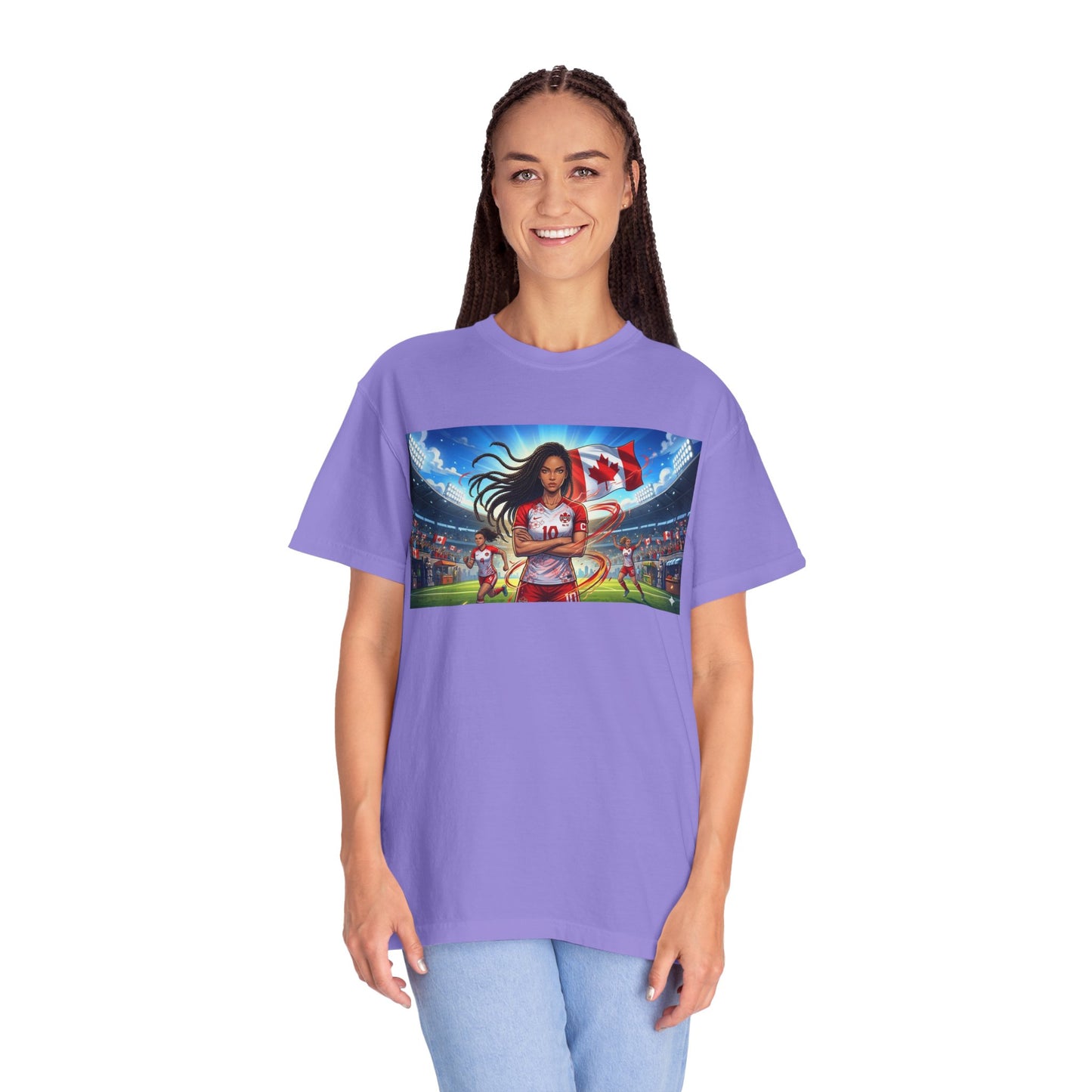 Soccer Star Canada T-Shirt — Women’s Team Jersey Graphic
