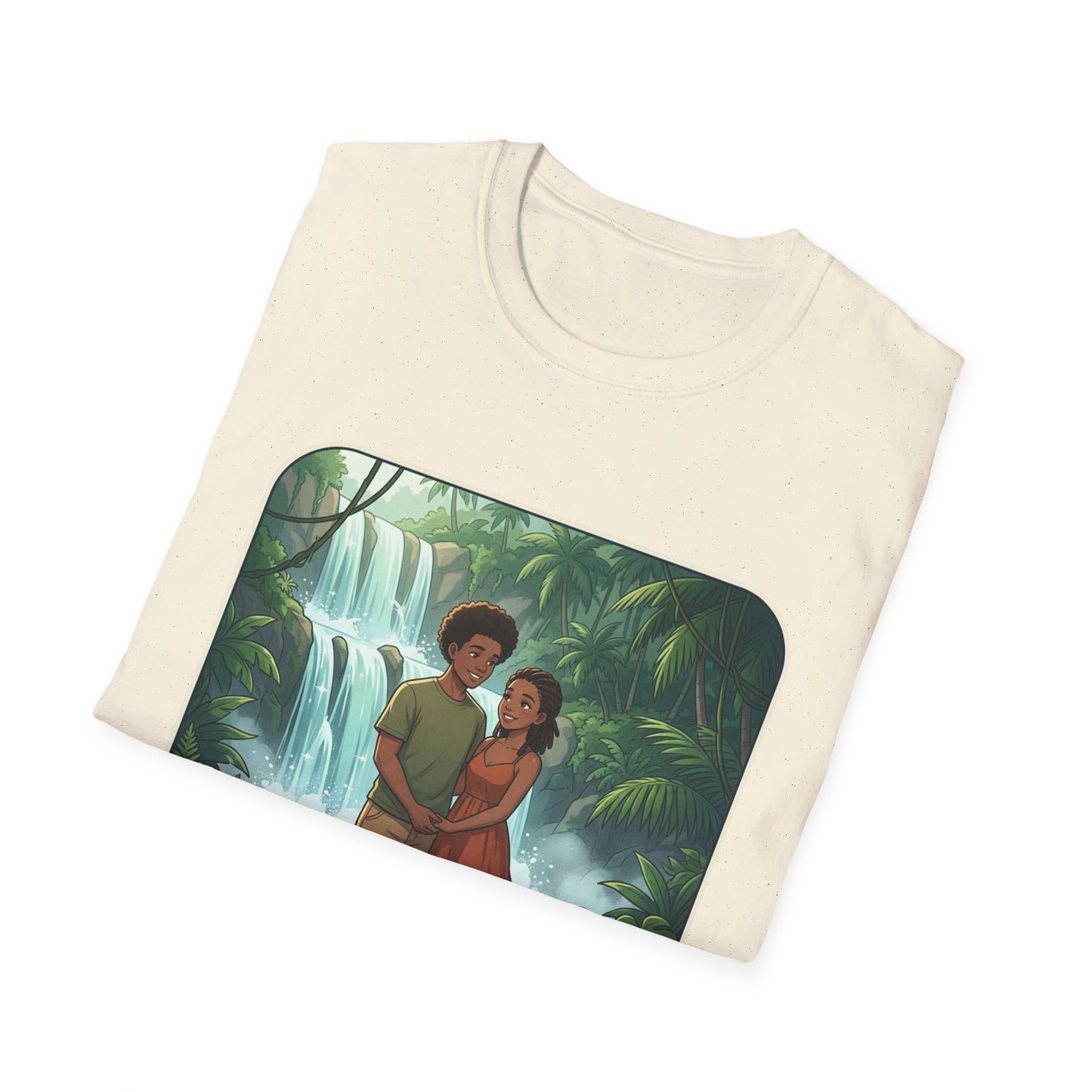 Chasing Waterfalls T-Shirt — Couple Adventure Graphic Tee