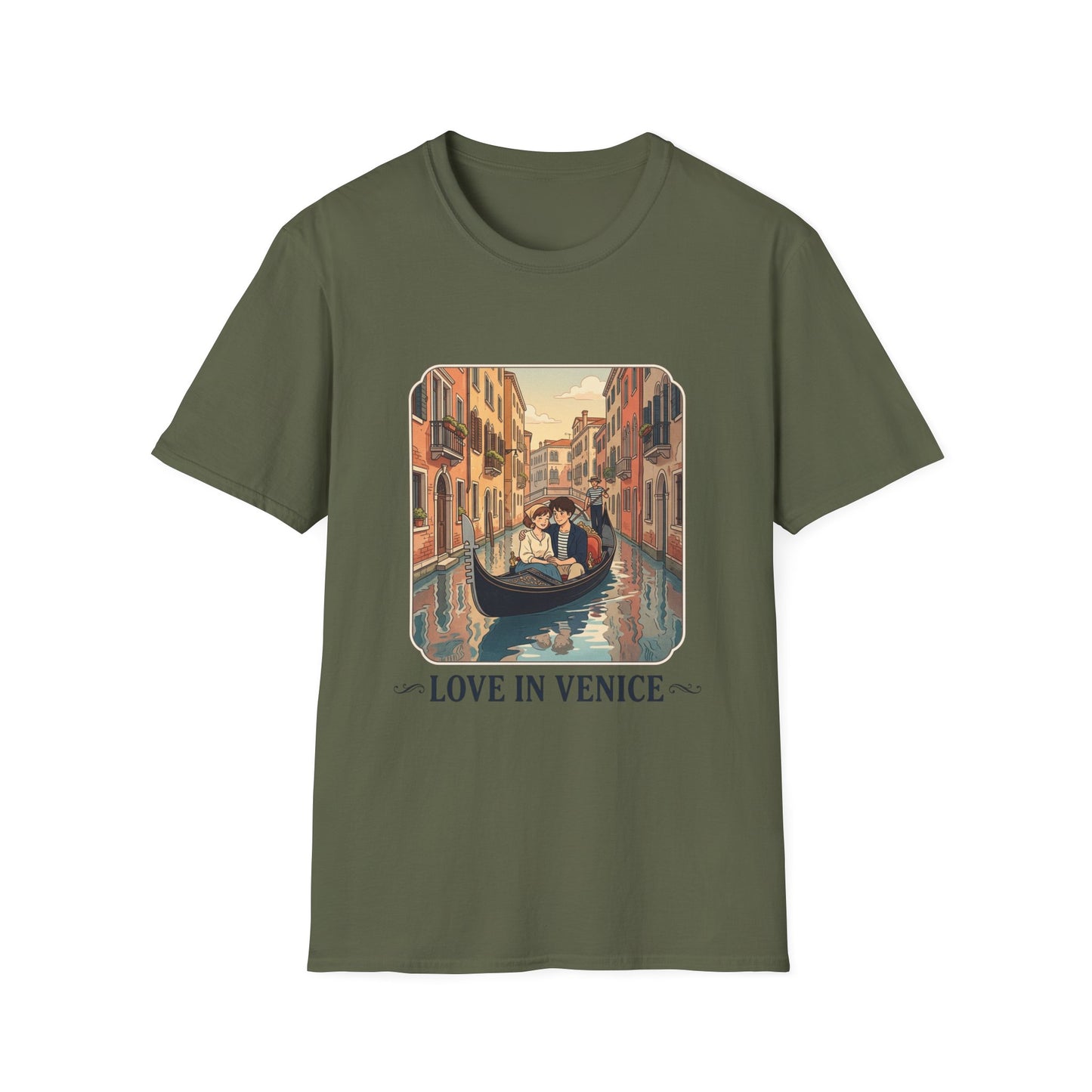 T-Shirt — Love in Venice Gondola Romantic Travel Tee