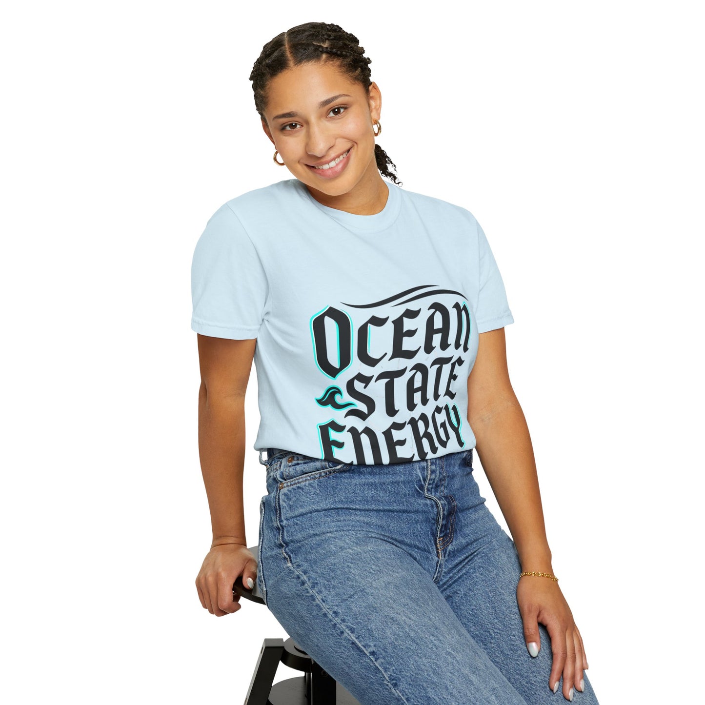 Ocean State Energy T-Shirt — Nautical Script Graphic Tee