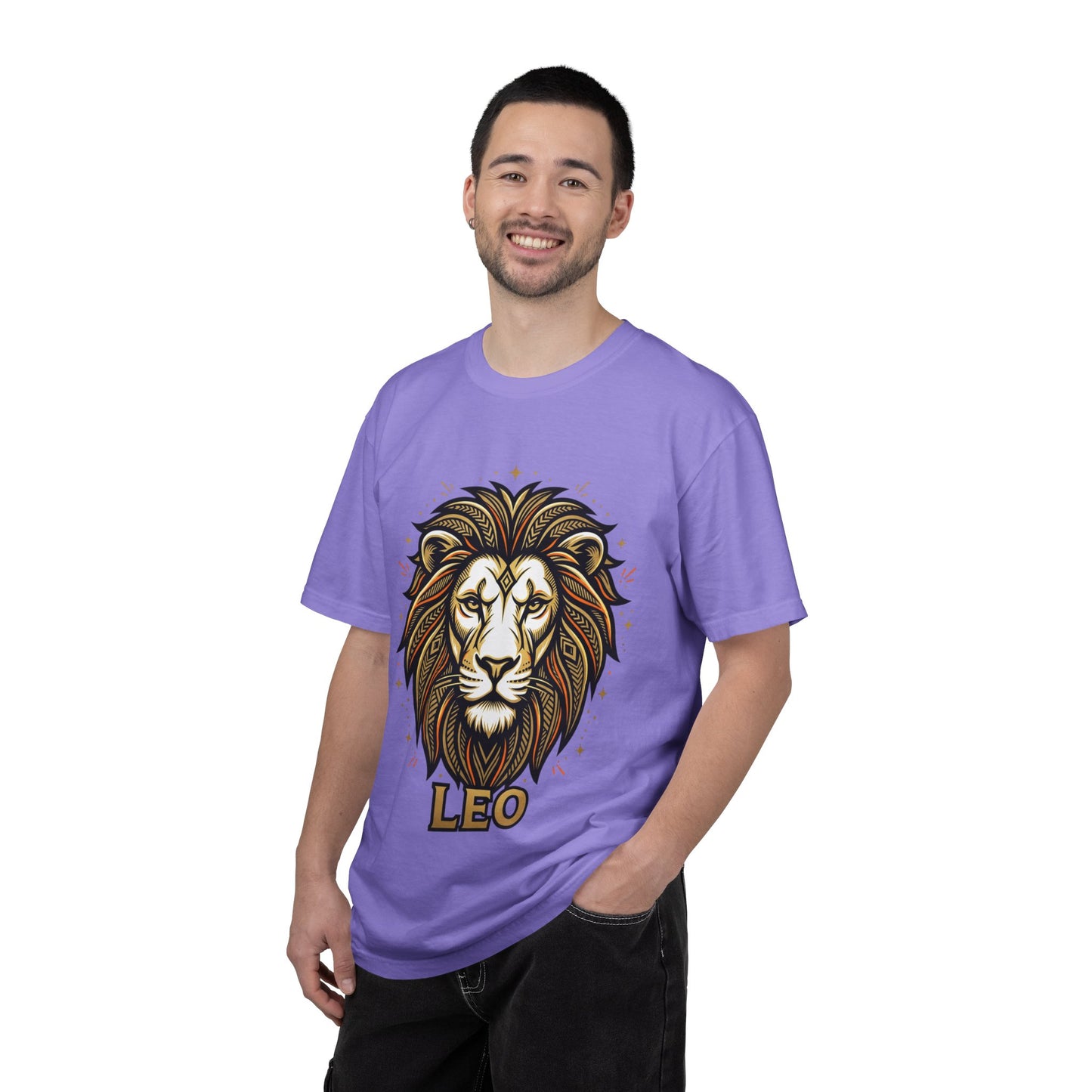 Leo Zodiac Lion T-Shirt — Bold Astrology Graphic Tee