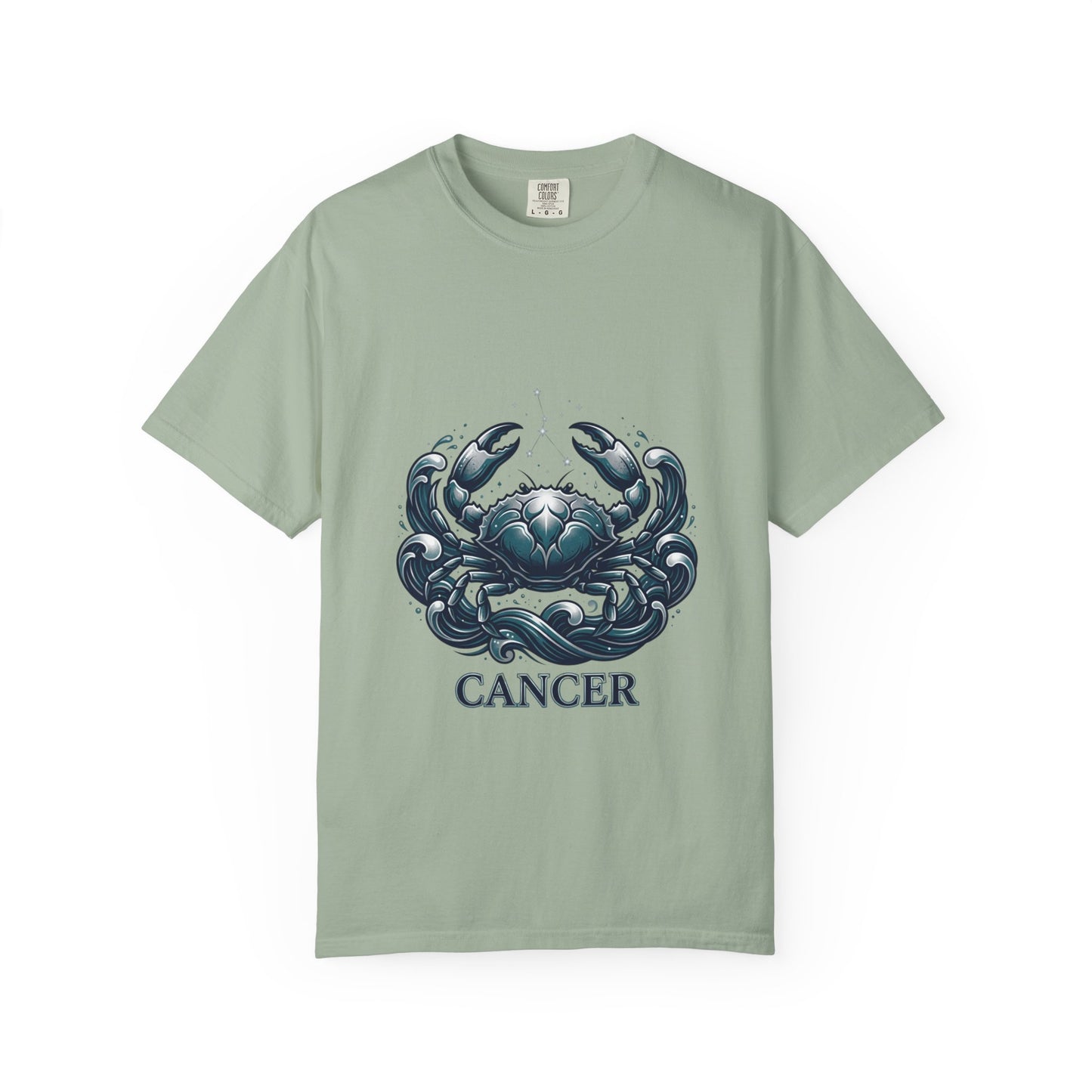 Cancer Zodiac T-Shirt — Stylized Crab Astrological Tee