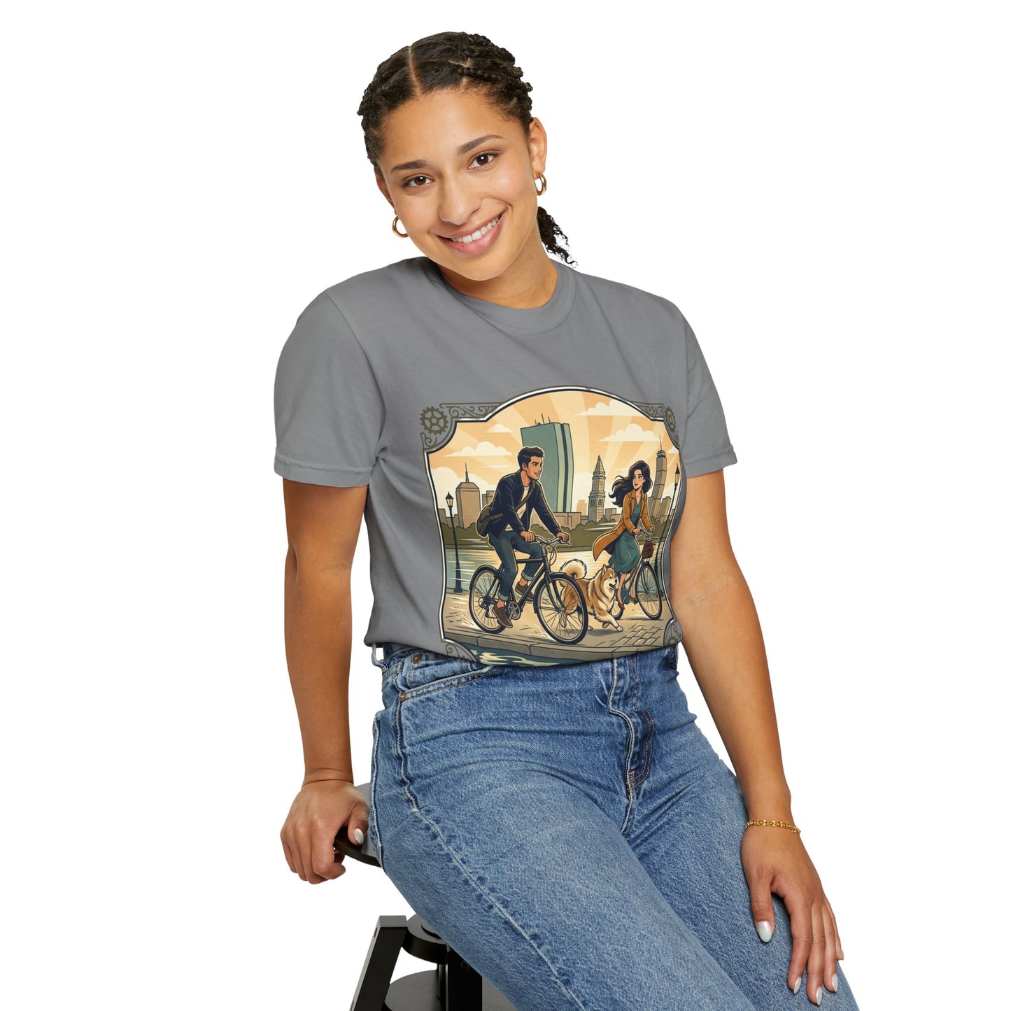 We Ride Together Bicycle Couple T-Shirt