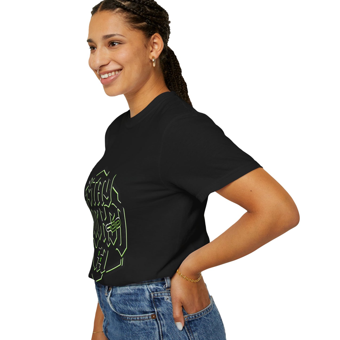 Stay Locked T-Shirt — Hexagonal Streetwear Graphic Tee