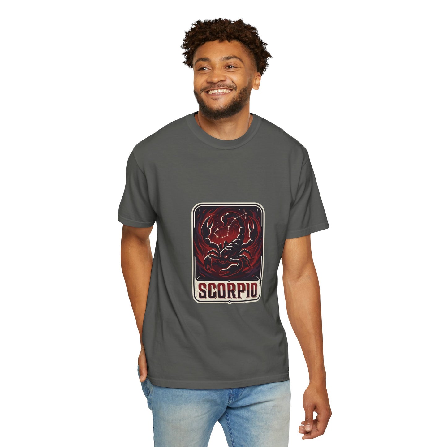 Scorpio Zodiac T-Shirt — Bold Red Scorpion Astrological Tee