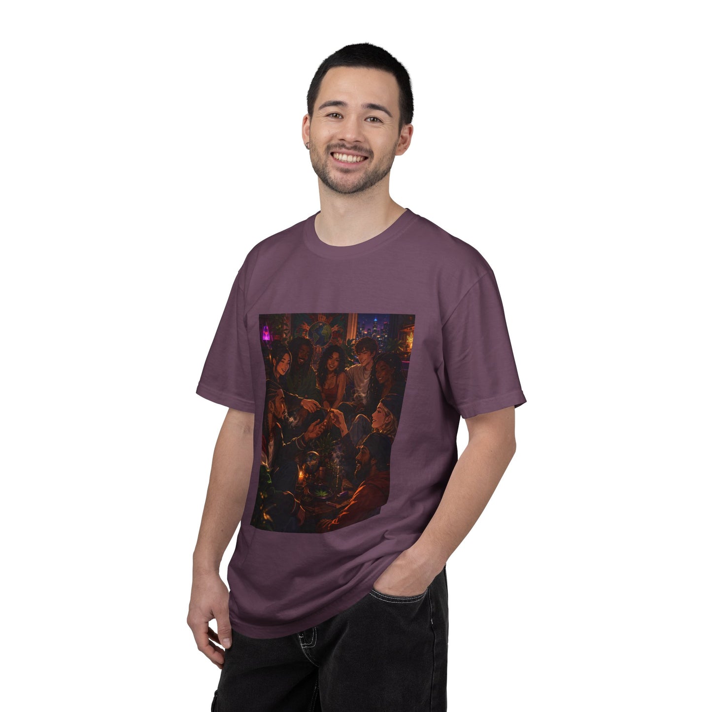OUR MEMORIES - Vintage Night Party Scene T-Shirt