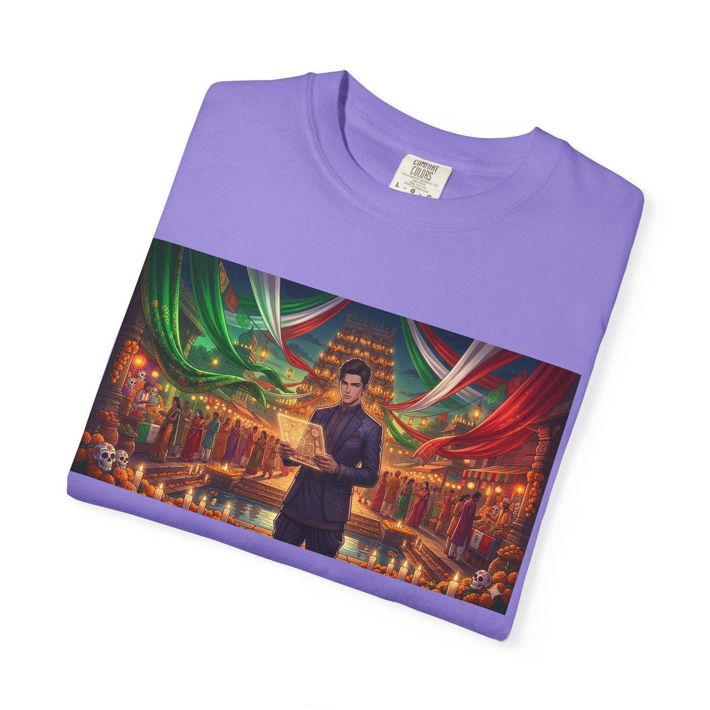 Mexican Festival Night T-Shirt — Cinematic Streets Graphic Tee