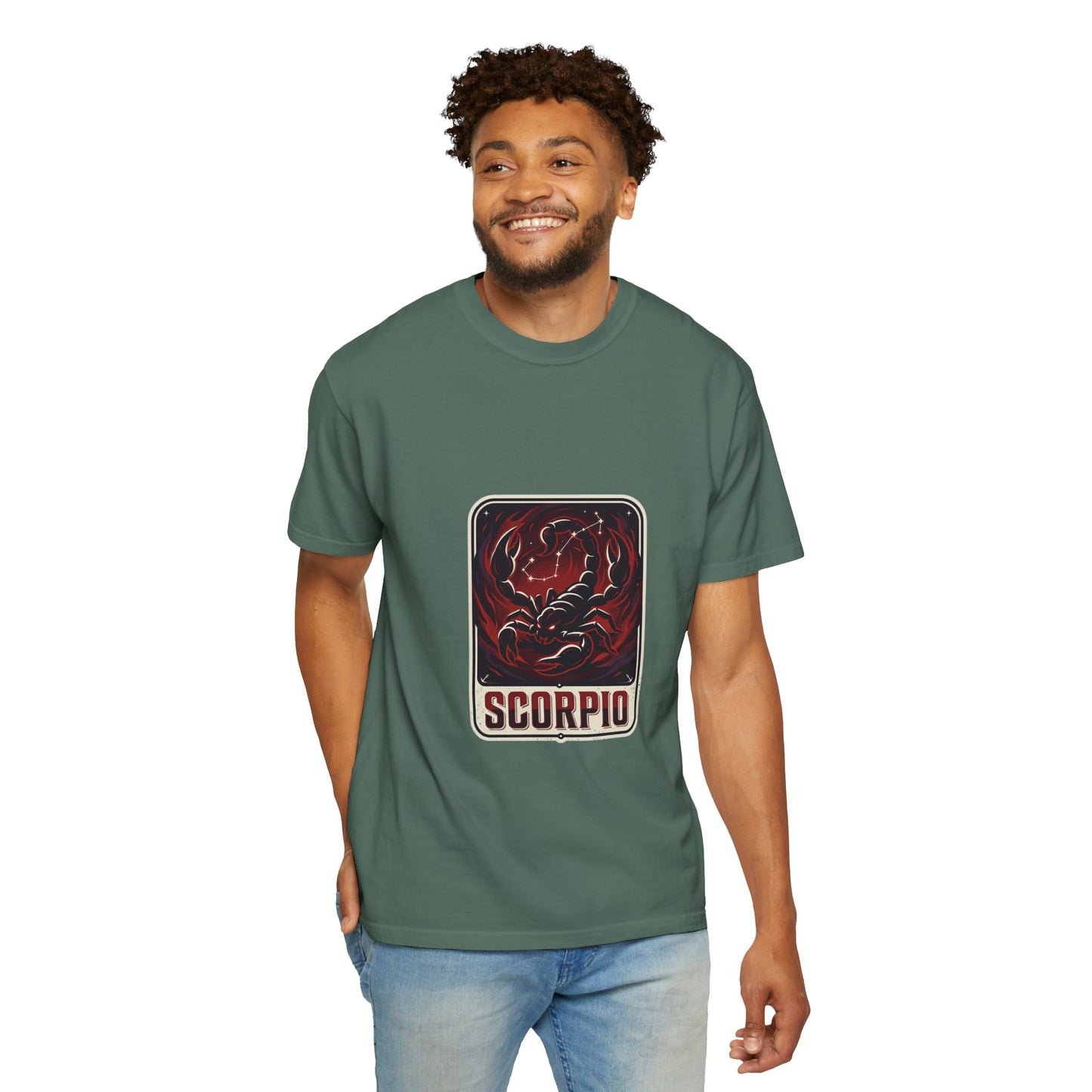 Scorpio Zodiac T-Shirt — Bold Red Scorpion Astrological Tee