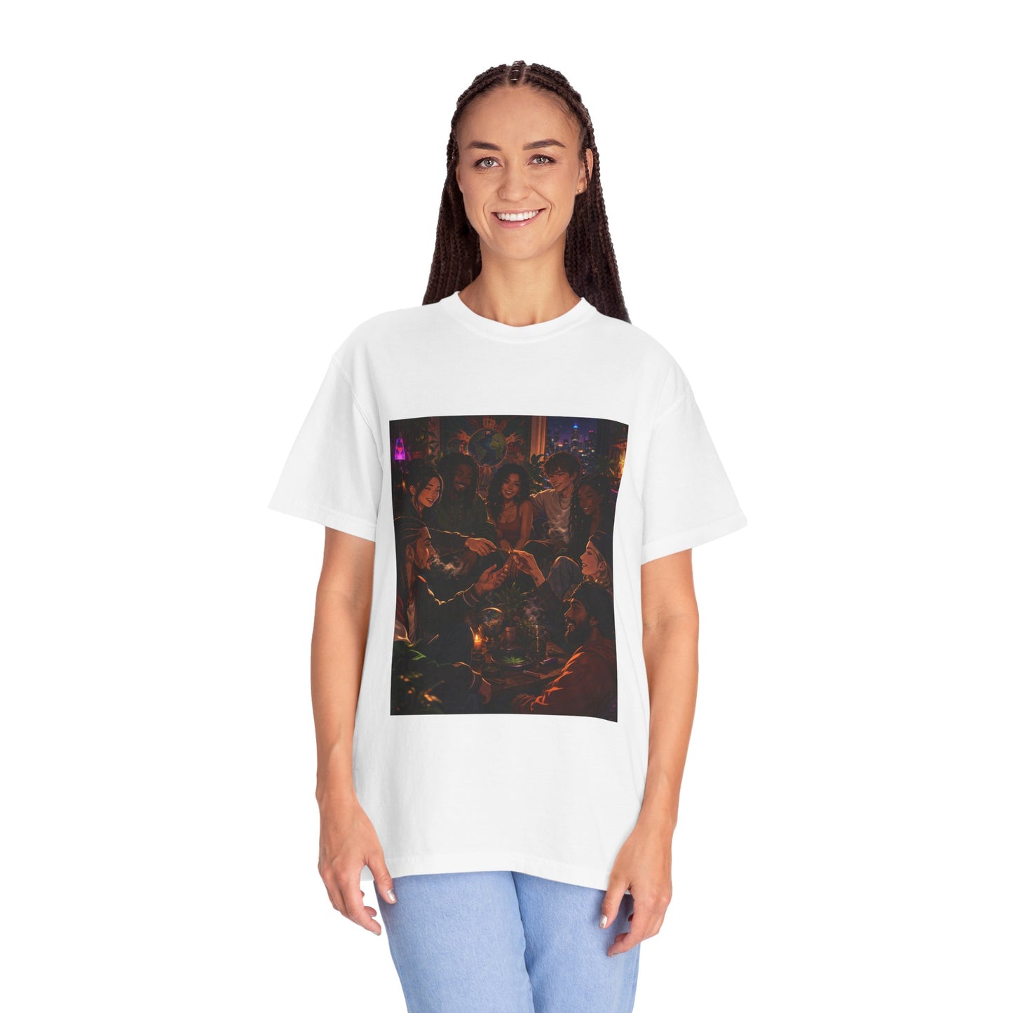 OUR MEMORIES - Vintage Night Party Scene T-Shirt