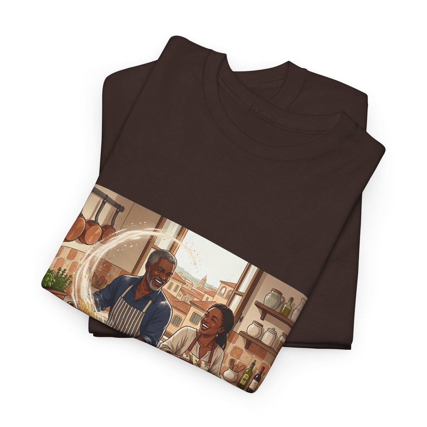 T-Shirt — 'Cooking Disaster — Rome' Illustrated Cooking Tee